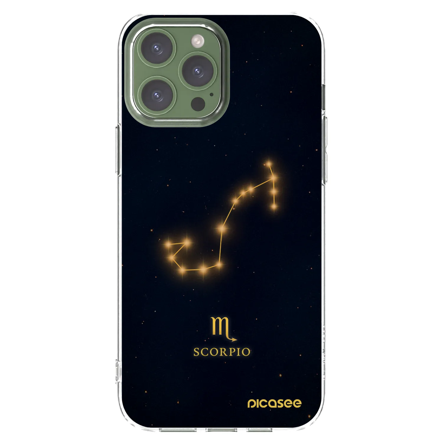 Picasee átlátszó szilikon tok az alábbi mobiltelefonokra Apple iPhone 13 Pro Max - SCORPIO