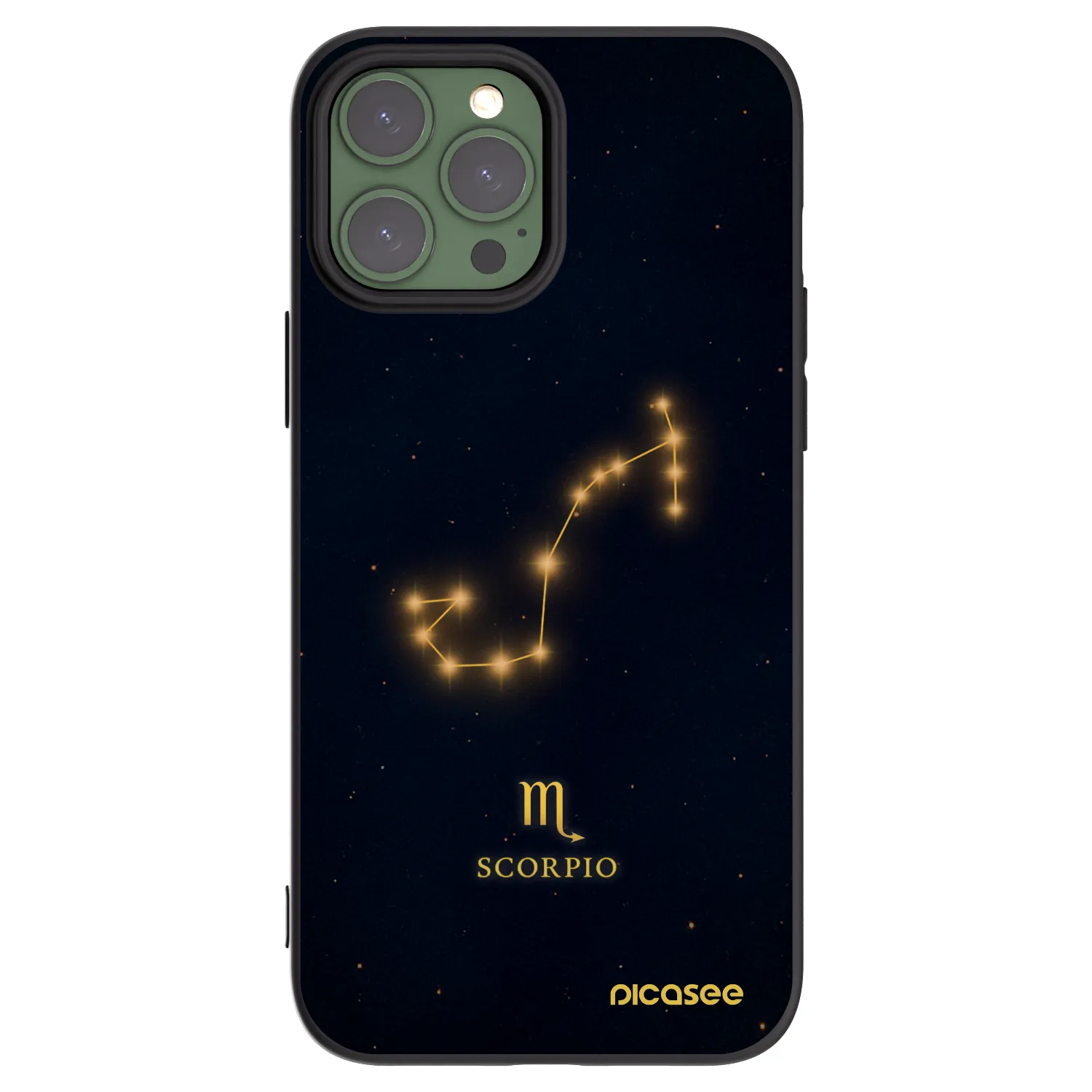 Picasee fekete szilikon tok az alábbi mobiltelefonokra Apple iPhone 13 Pro Max - SCORPIO