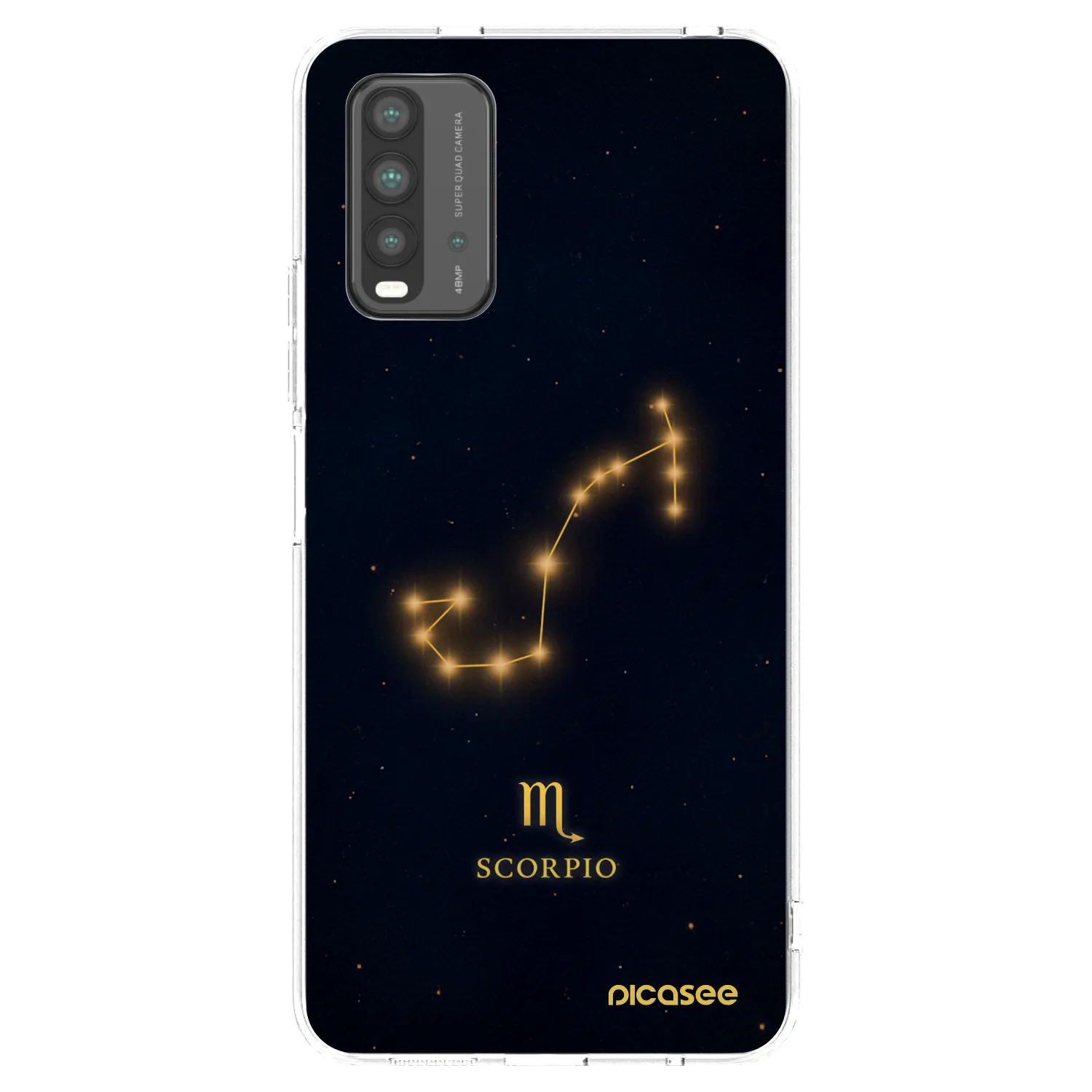 Picasee átlátszó szilikon tok az alábbi mobiltelefonokra Xiaomi Redmi 9T - SCORPIO