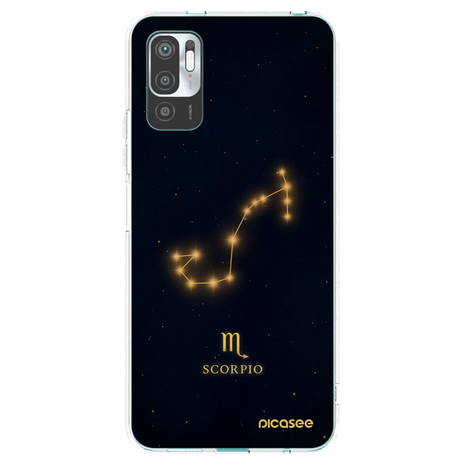 Picasee átlátszó szilikon tok az alábbi mobiltelefonokra Xiaomi Redmi Note 10 5G - SCORPIO