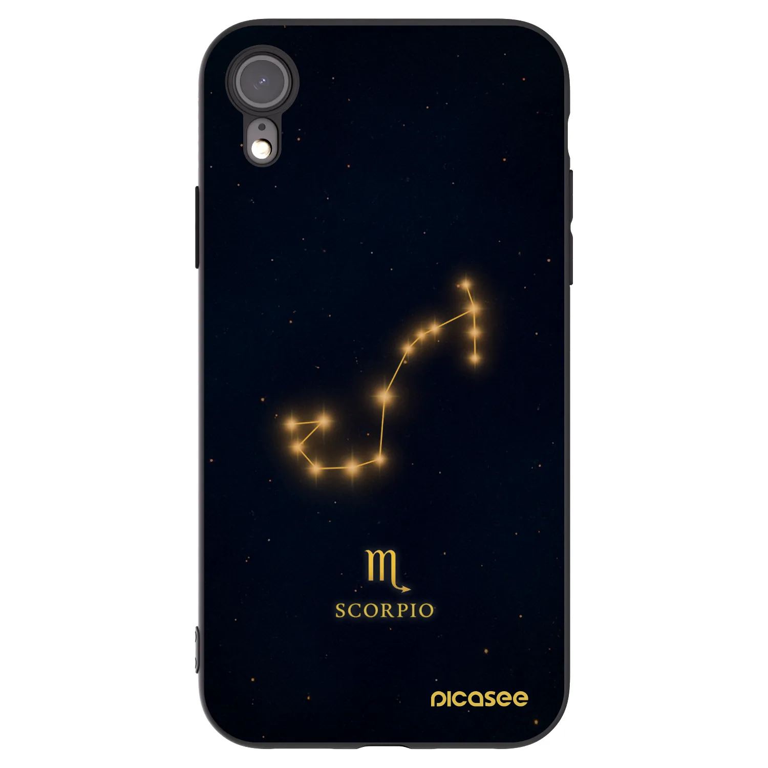 Picasee fekete szilikon tok az alábbi mobiltelefonokra Apple iPhone XR - SCORPIO