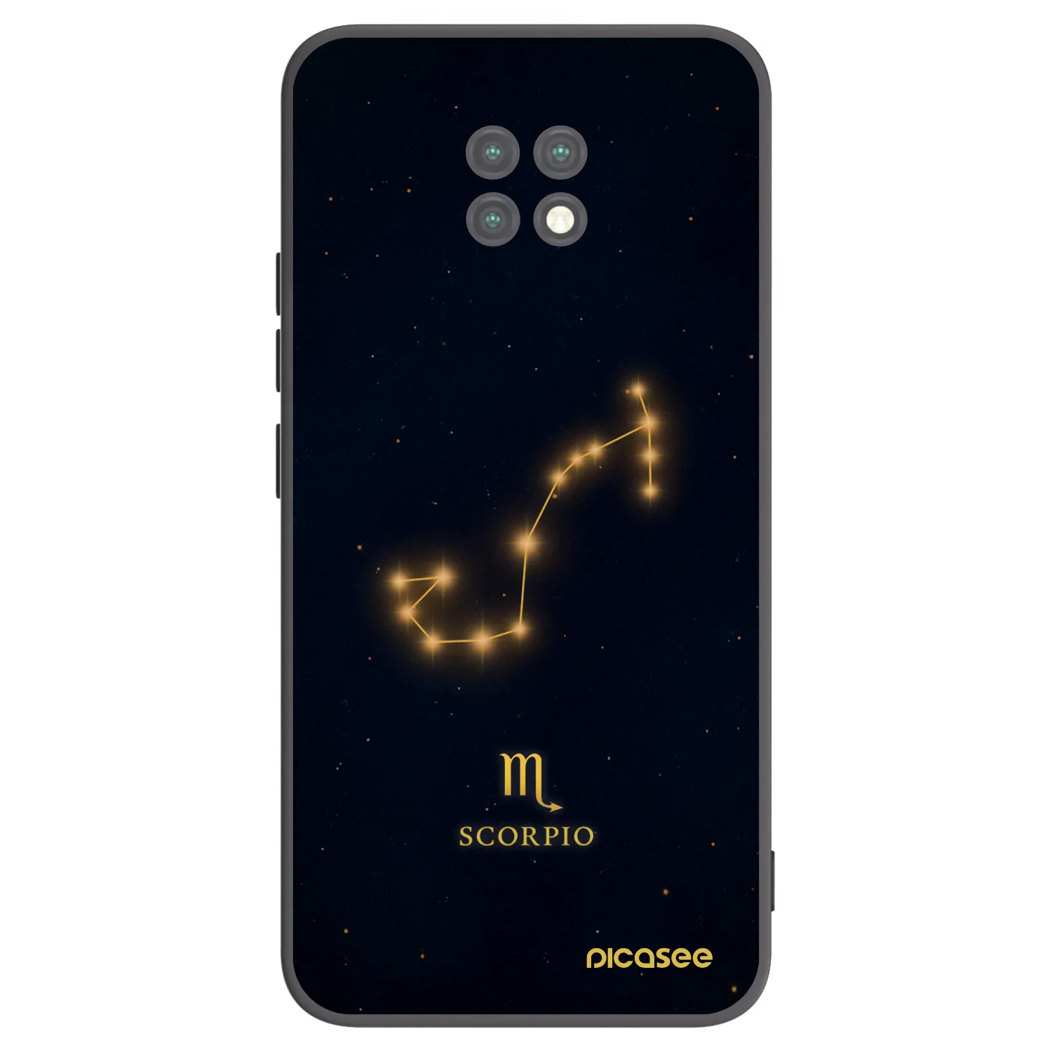Picasee fekete szilikon tok az alábbi mobiltelefonokra Xiaomi Redmi Note 9T - SCORPIO