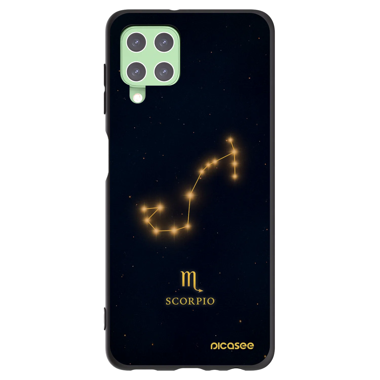 Picasee fekete szilikon tok az alábbi mobiltelefonokra Samsung Galaxy A22 A225F 4G - SCORPIO