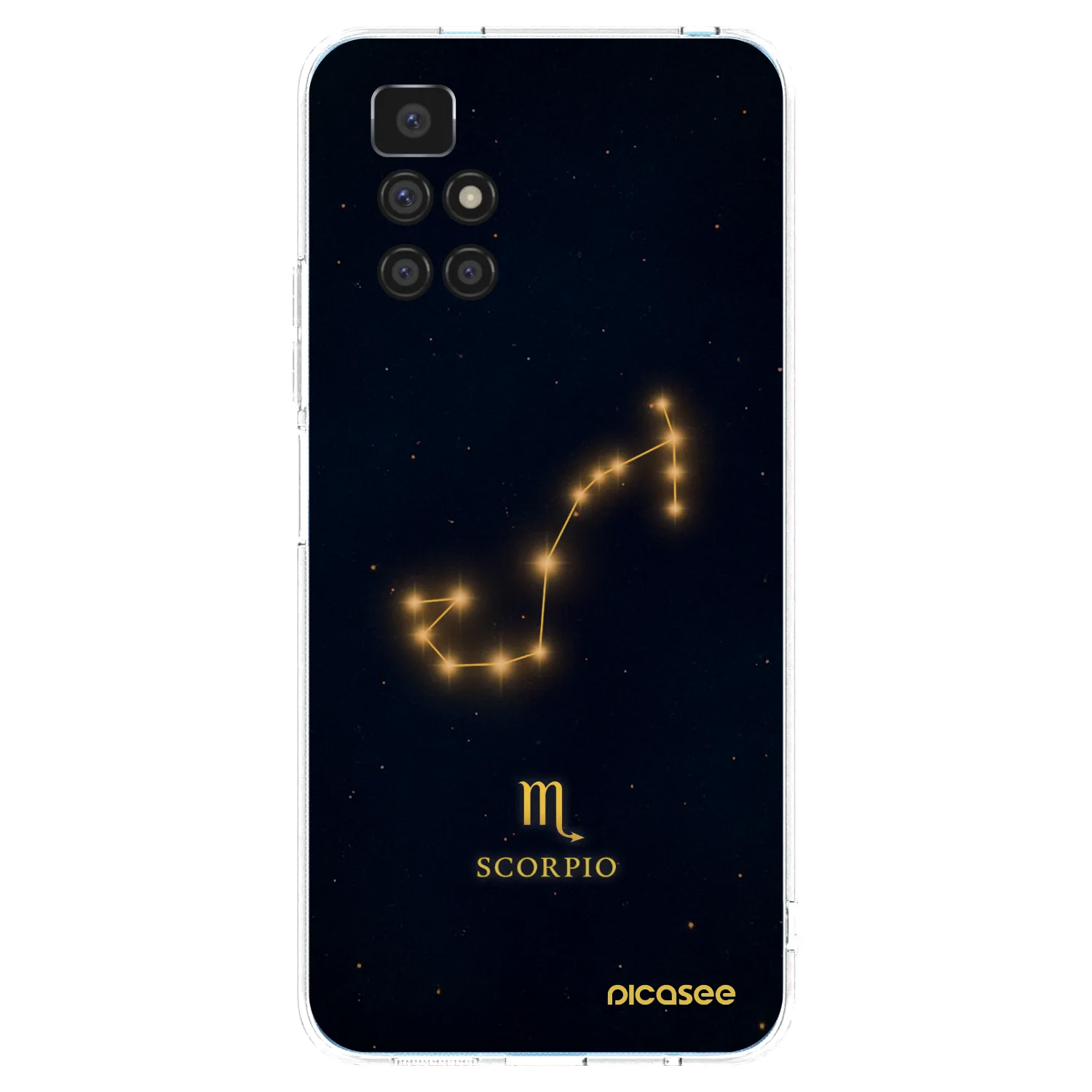 Picasee átlátszó szilikon tok az alábbi mobiltelefonokra Xiaomi Redmi 10 - SCORPIO