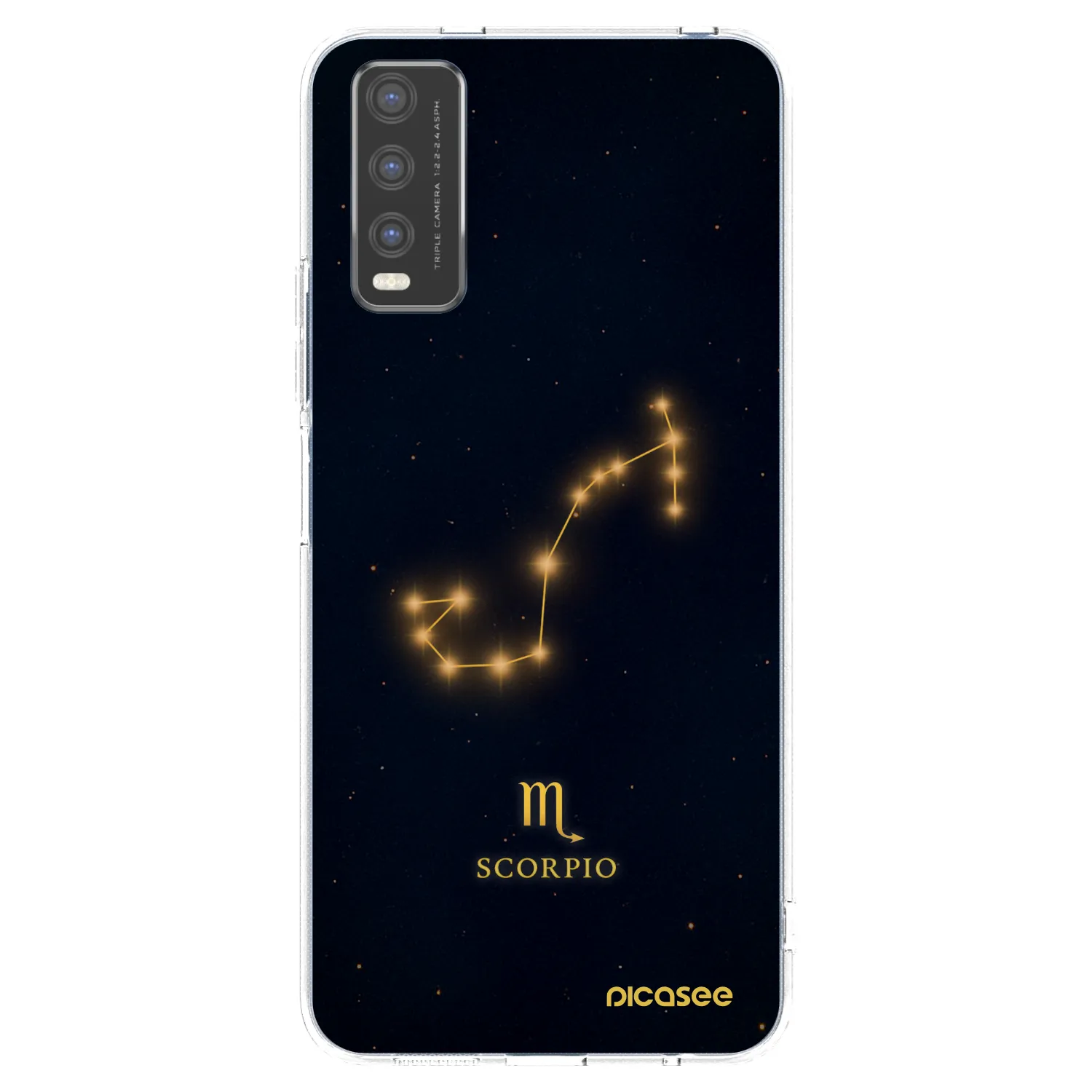 Picasee átlátszó szilikon tok az alábbi mobiltelefonokra Vivo Y20s - SCORPIO