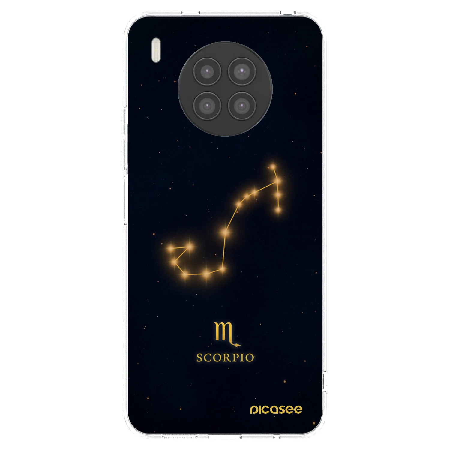 Picasee átlátszó szilikon tok az alábbi mobiltelefonokra Huawei Nova 8i - SCORPIO