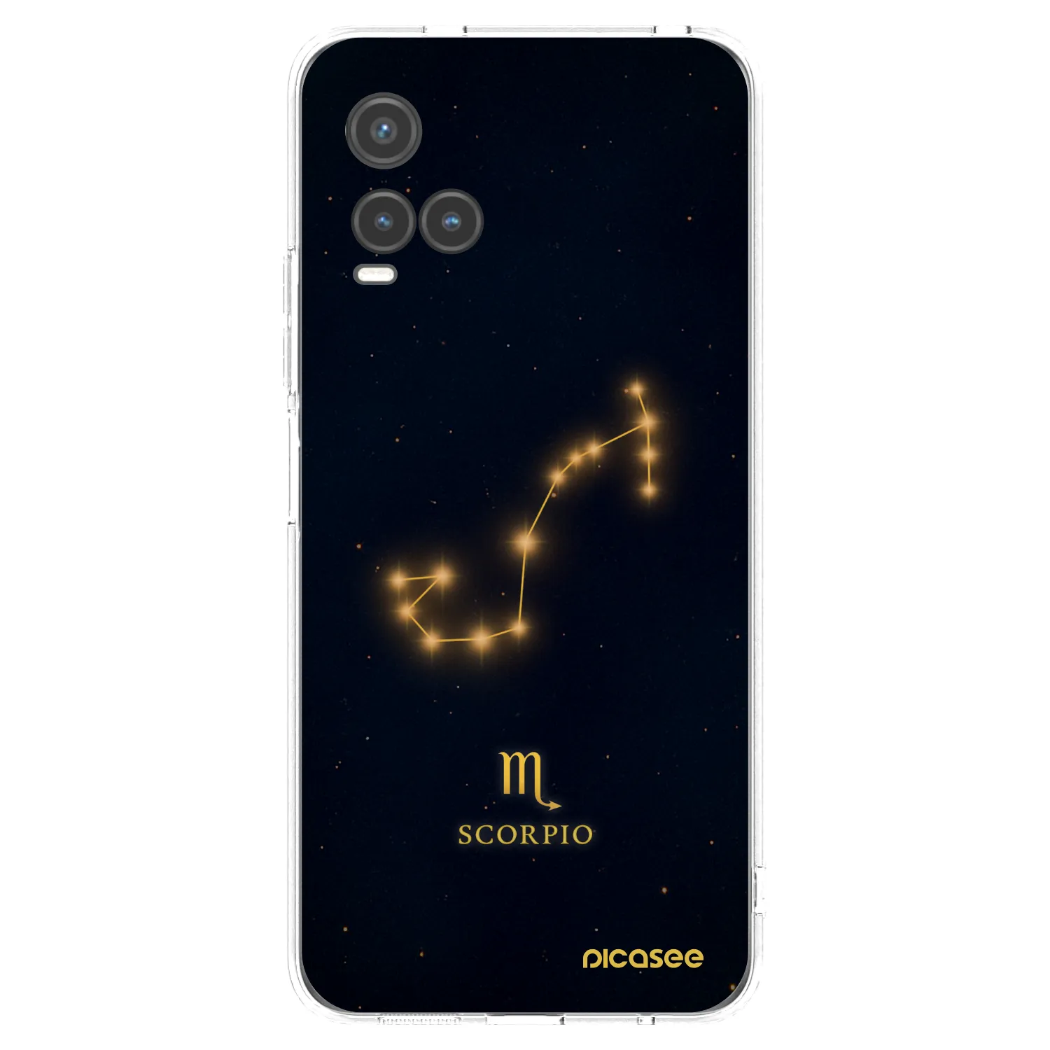 Picasee átlátszó szilikon tok az alábbi mobiltelefonokra Vivo Y33s - SCORPIO