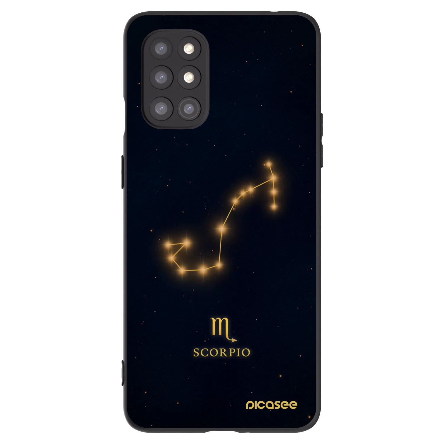 Picasee fekete szilikon tok az alábbi mobiltelefonokra OnePlus 8T - SCORPIO