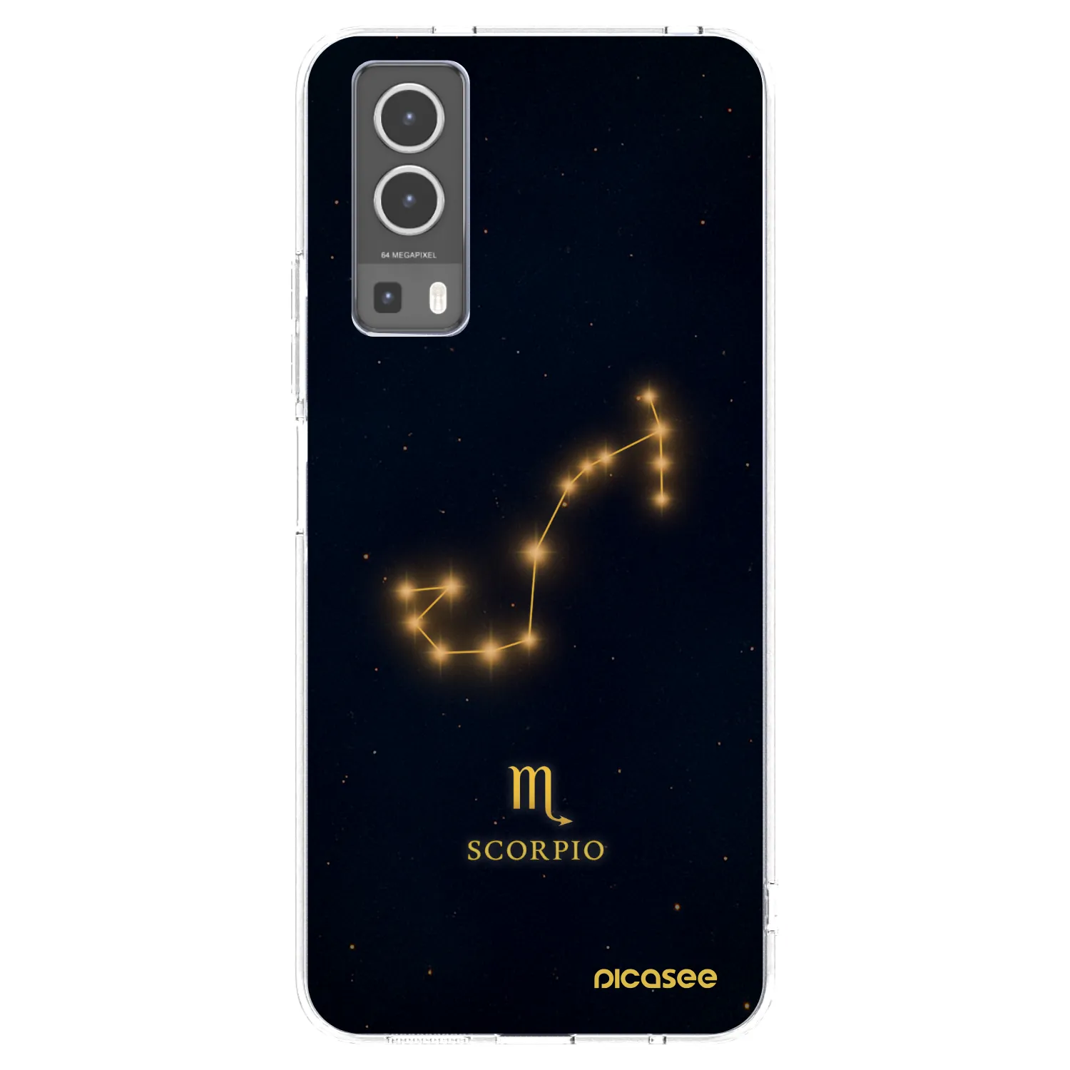 Picasee átlátszó szilikon tok az alábbi mobiltelefonokra Vivo Y72 5G - SCORPIO