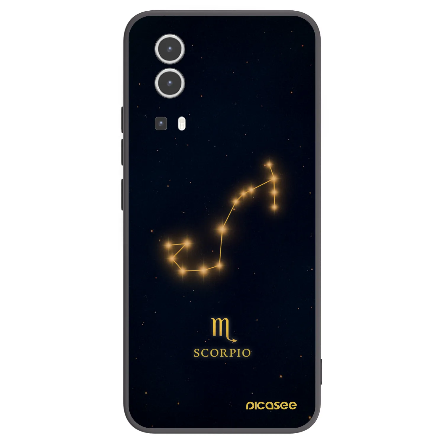 Picasee fekete szilikon tok az alábbi mobiltelefonokra Vivo Y72 5G - SCORPIO