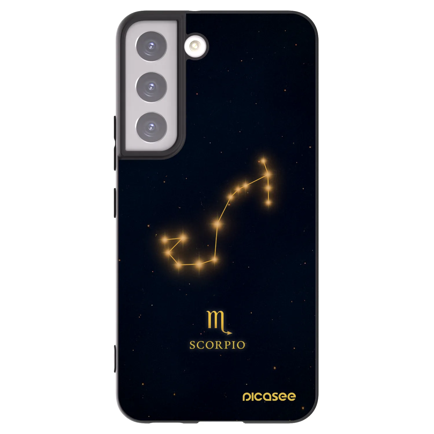 Picasee fekete szilikon tok az alábbi mobiltelefonokra Samsung Galaxy S22 5G - SCORPIO