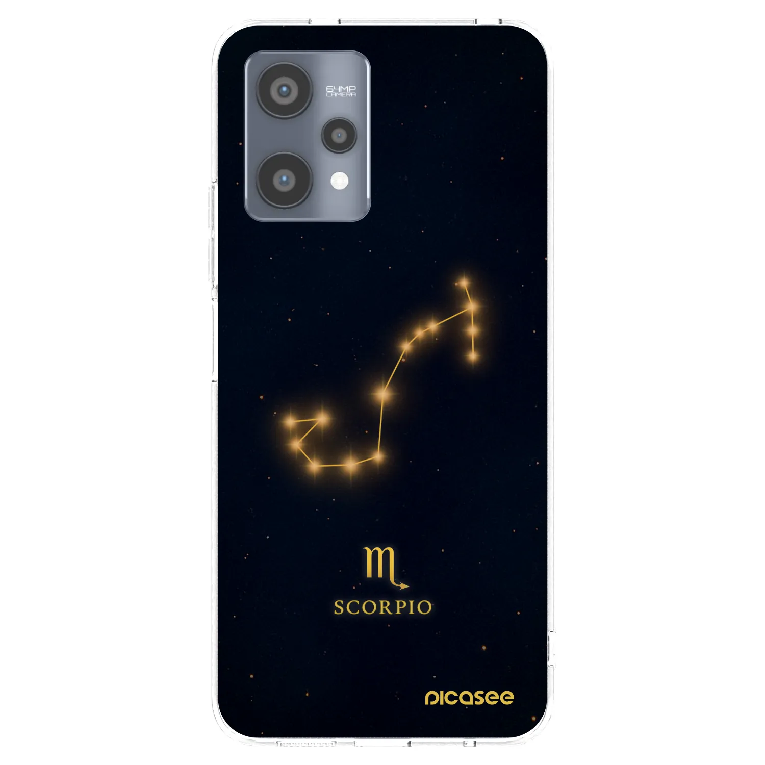 Picasee átlátszó szilikon tok az alábbi mobiltelefonokra Realme 9 Pro 5G - SCORPIO