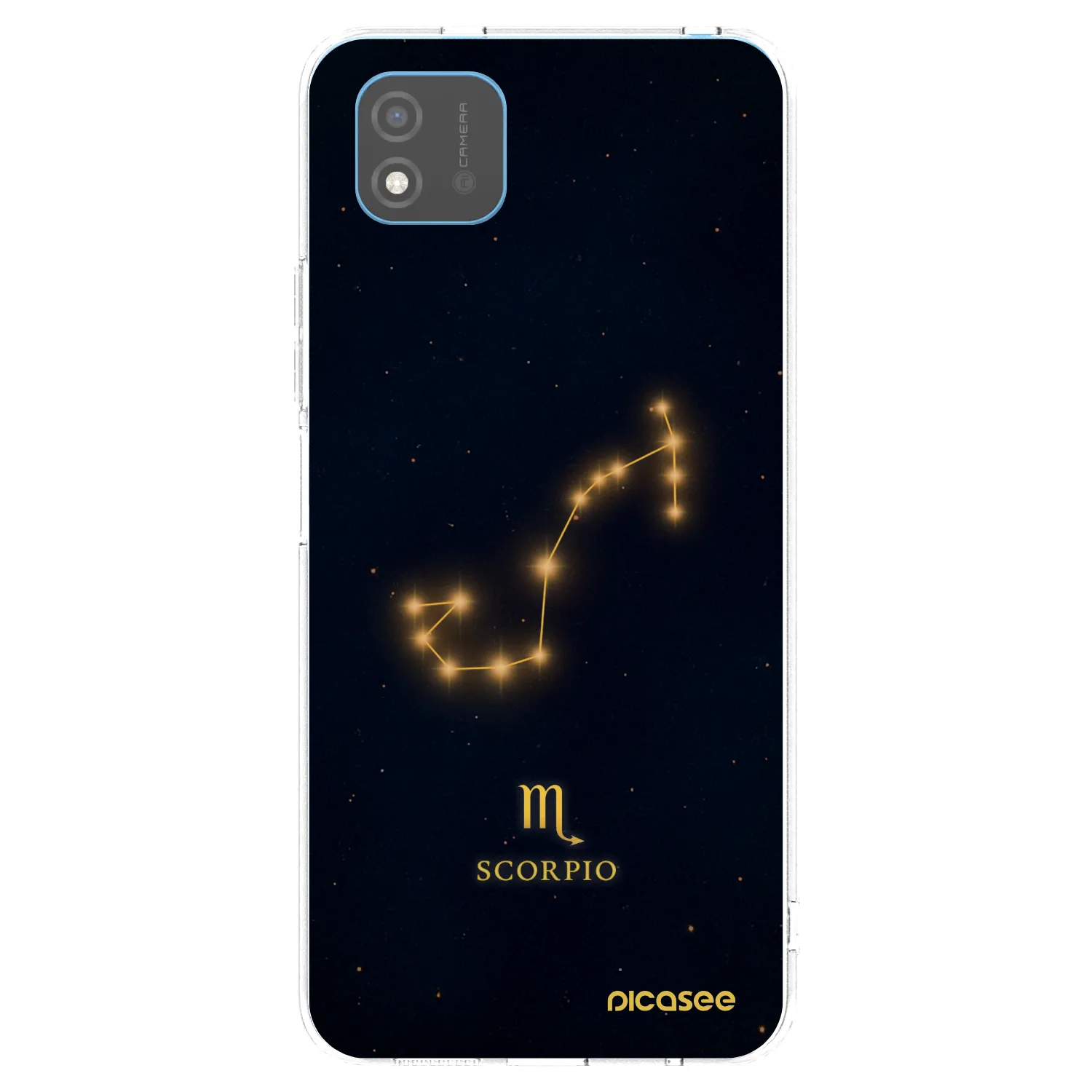 Picasee átlátszó szilikon tok az alábbi mobiltelefonokra Realme C11 (2021) - SCORPIO