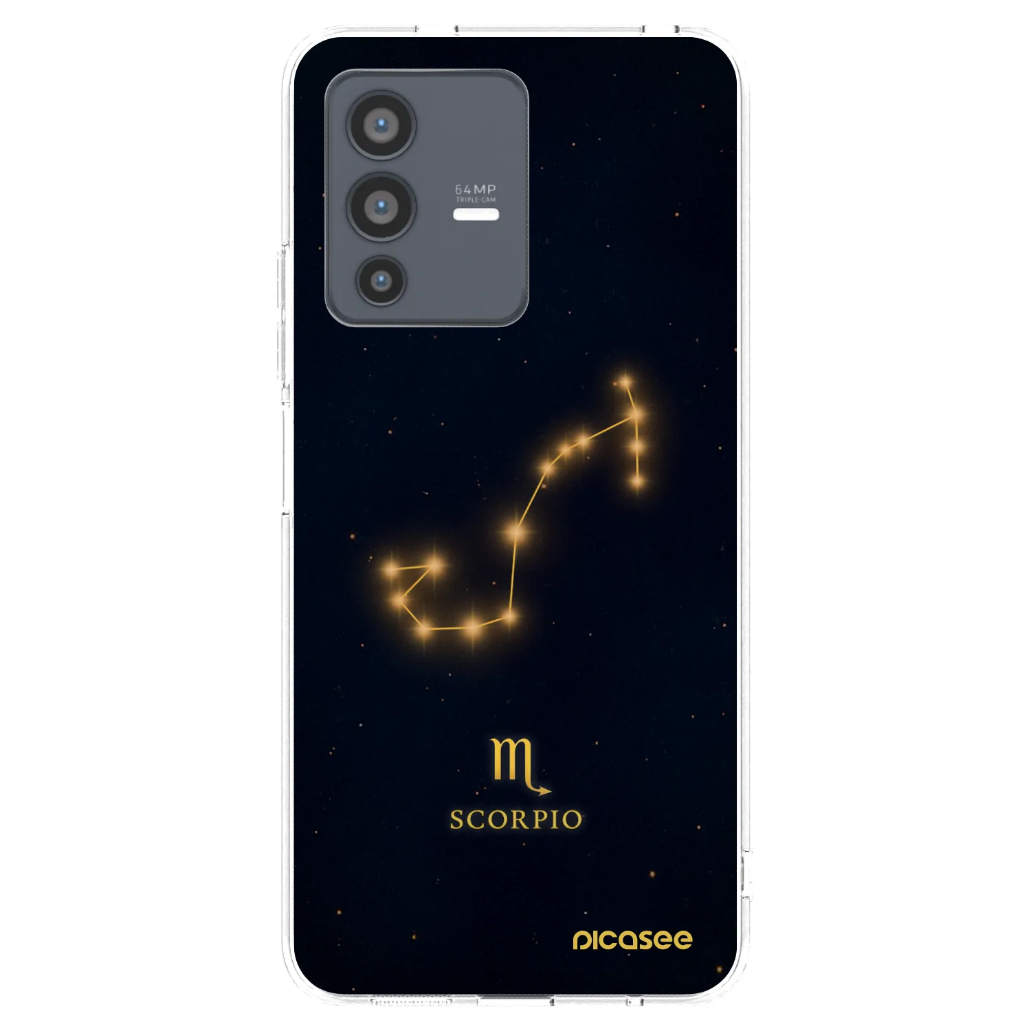 Picasee átlátszó szilikon tok az alábbi mobiltelefonokra Vivo V23 5G - SCORPIO