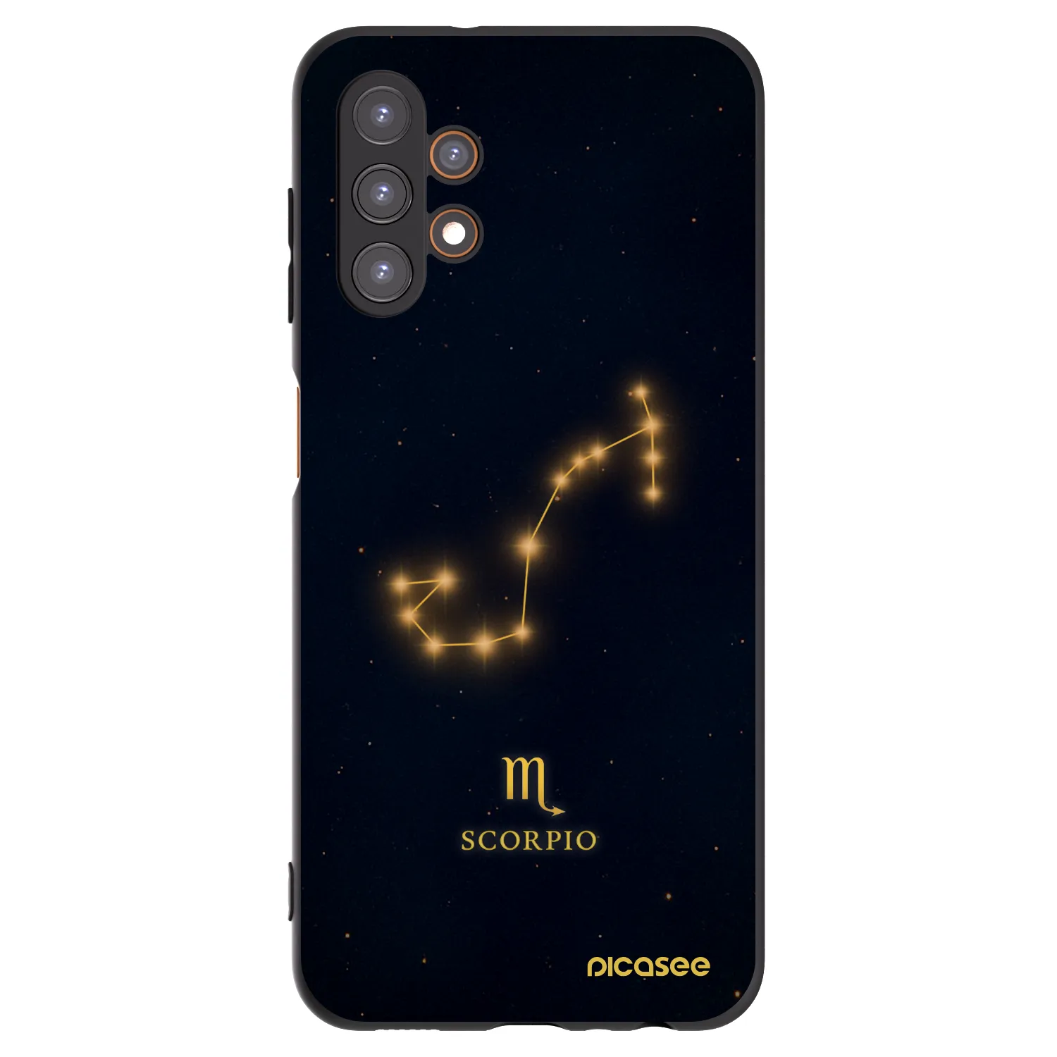 Picasee fekete szilikon tok az alábbi mobiltelefonokra Samsung Galaxy A13 4G A135 - SCORPIO