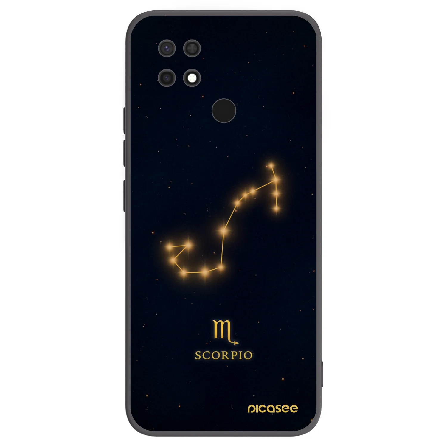 Picasee fekete szilikon tok az alábbi mobiltelefonokra Xiaomi Redmi 10C - SCORPIO