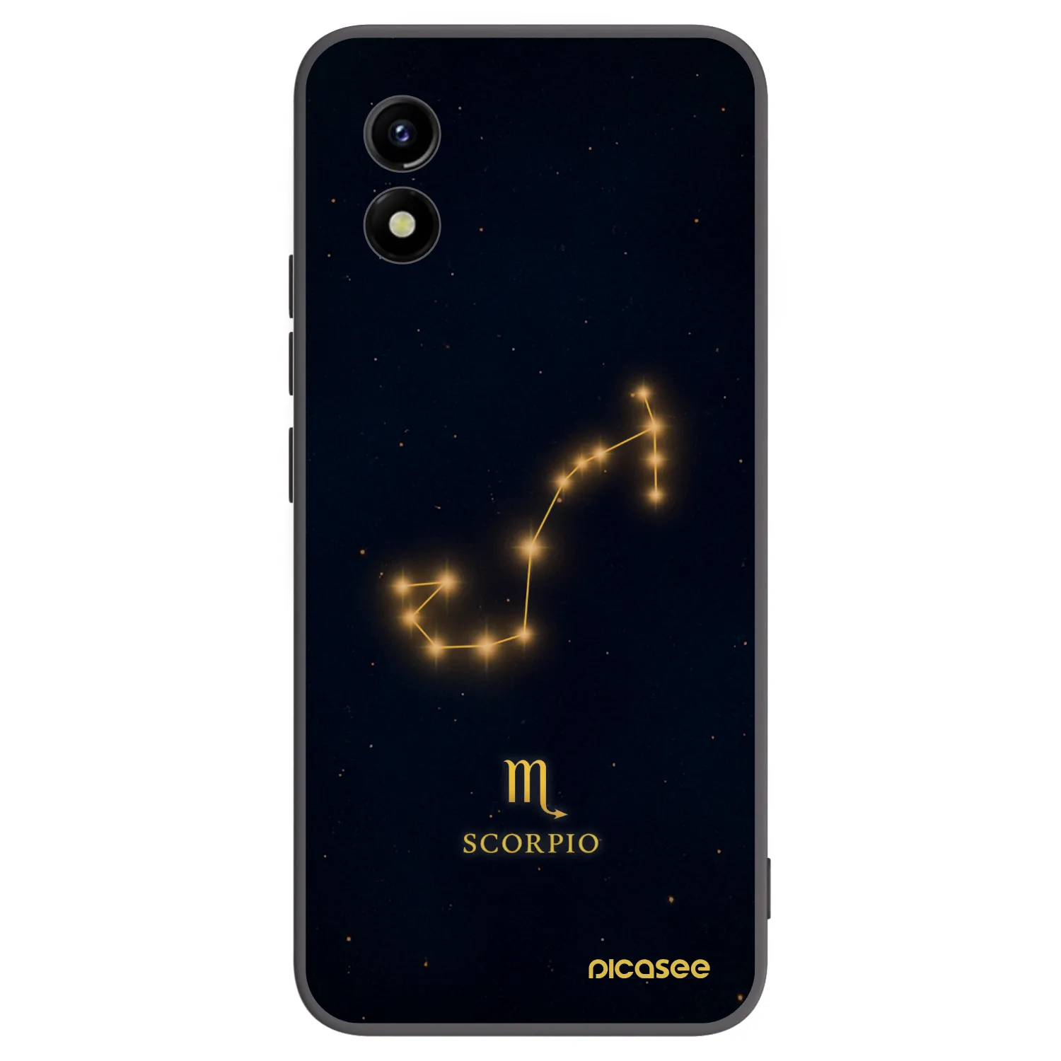 Picasee fekete szilikon tok az alábbi mobiltelefonokra Vivo Y01 - SCORPIO
