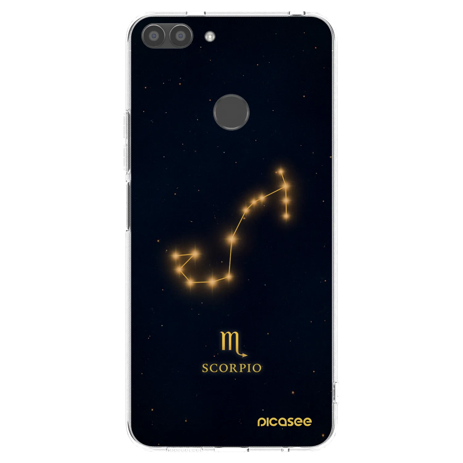 Picasee átlátszó szilikon tok az alábbi mobiltelefonokra Huawei P Smart - SCORPIO