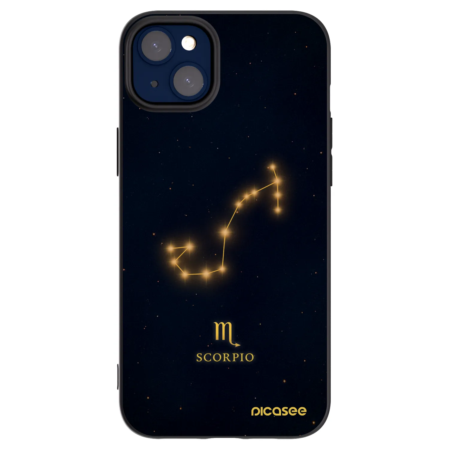 Picasee fekete szilikon tok az alábbi mobiltelefonokra Apple iPhone 14 Plus - SCORPIO
