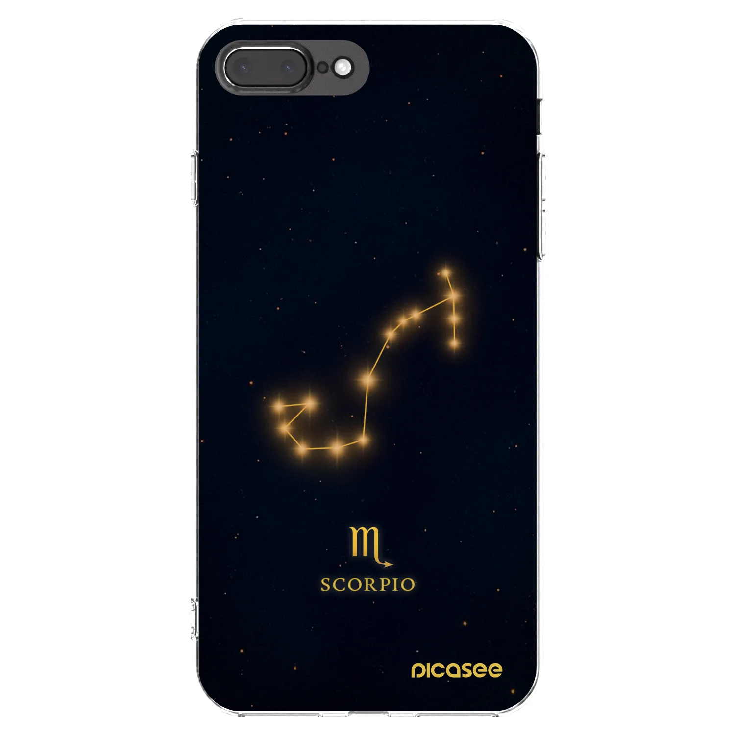 Picasee átlátszó szilikon tok az alábbi mobiltelefonokra Apple iPhone 8 Plus - SCORPIO