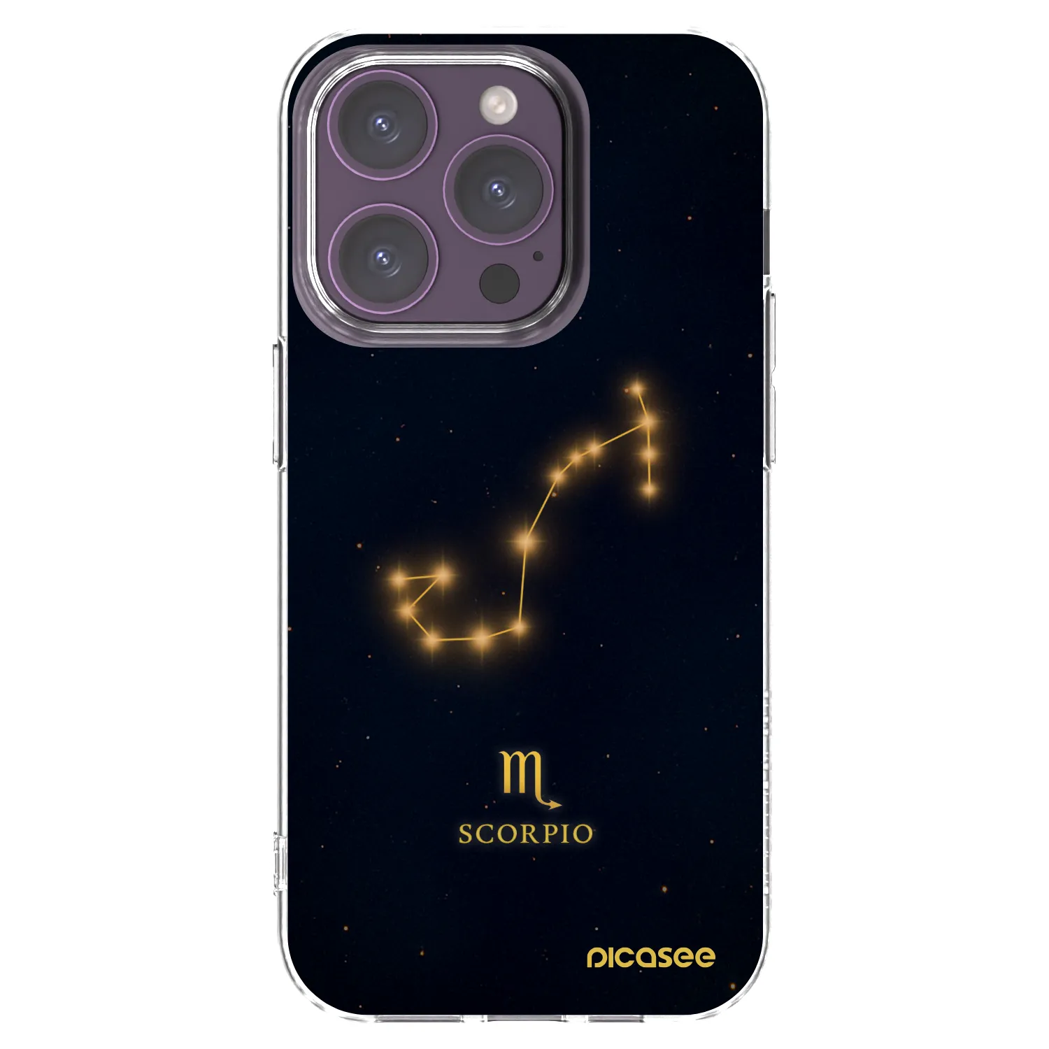 Picasee átlátszó szilikon tok az alábbi mobiltelefonokra Apple iPhone 14 Pro - SCORPIO