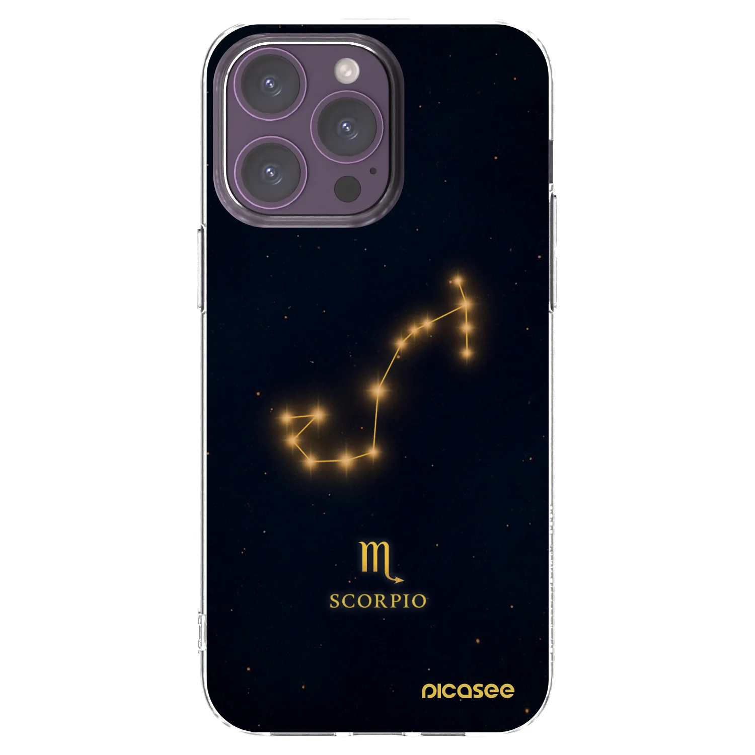 Picasee átlátszó szilikon tok az alábbi mobiltelefonokra Apple iPhone 14 Pro Max - SCORPIO