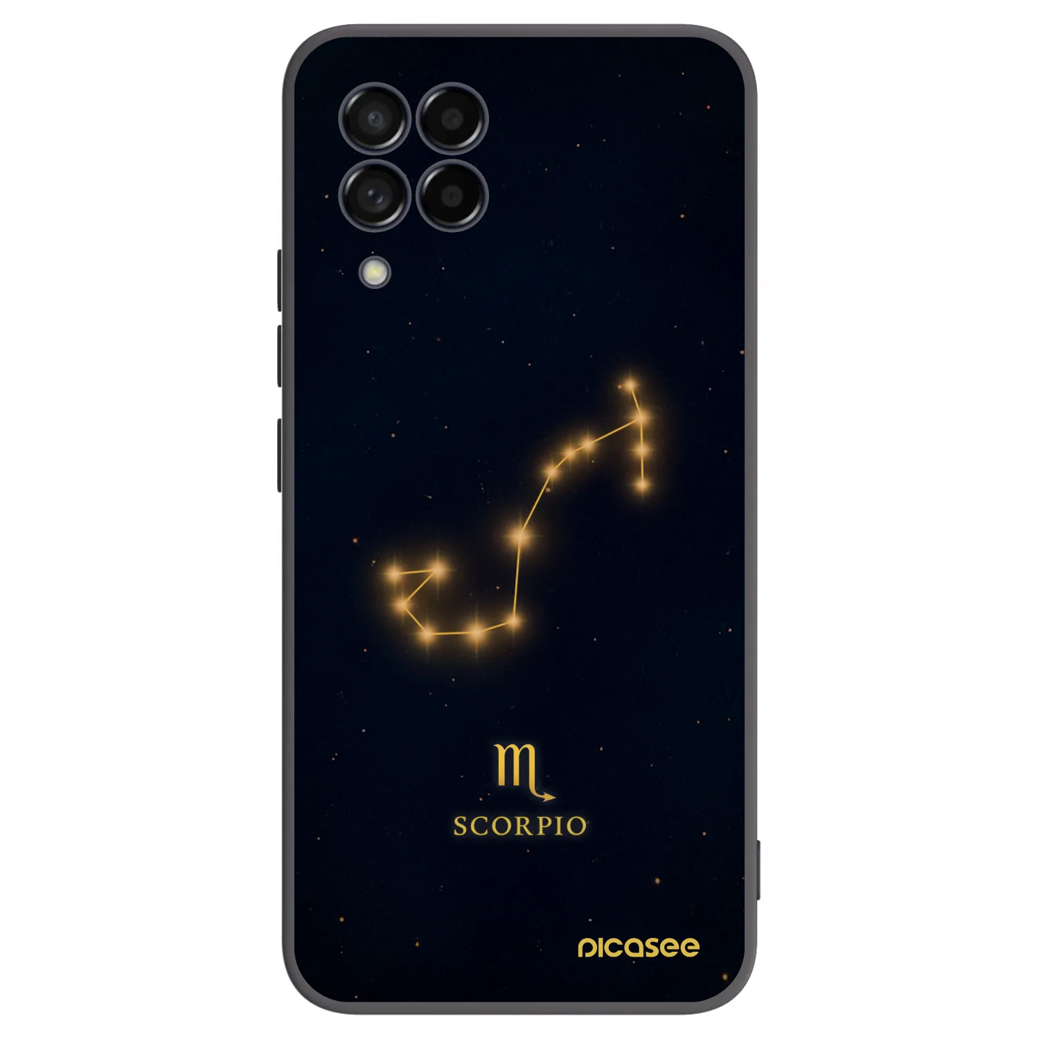 Picasee fekete szilikon tok az alábbi mobiltelefonokra Samsung Galaxy M53 5G - SCORPIO