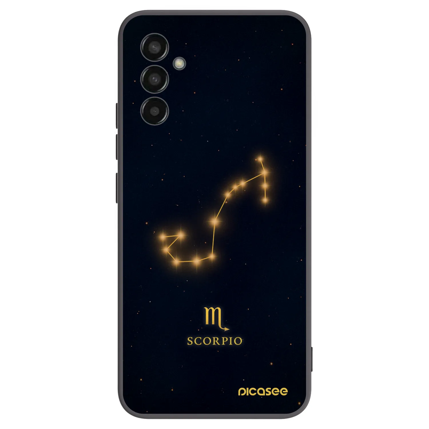 Picasee fekete szilikon tok az alábbi mobiltelefonokra Samsung Galaxy M13 M135F - SCORPIO