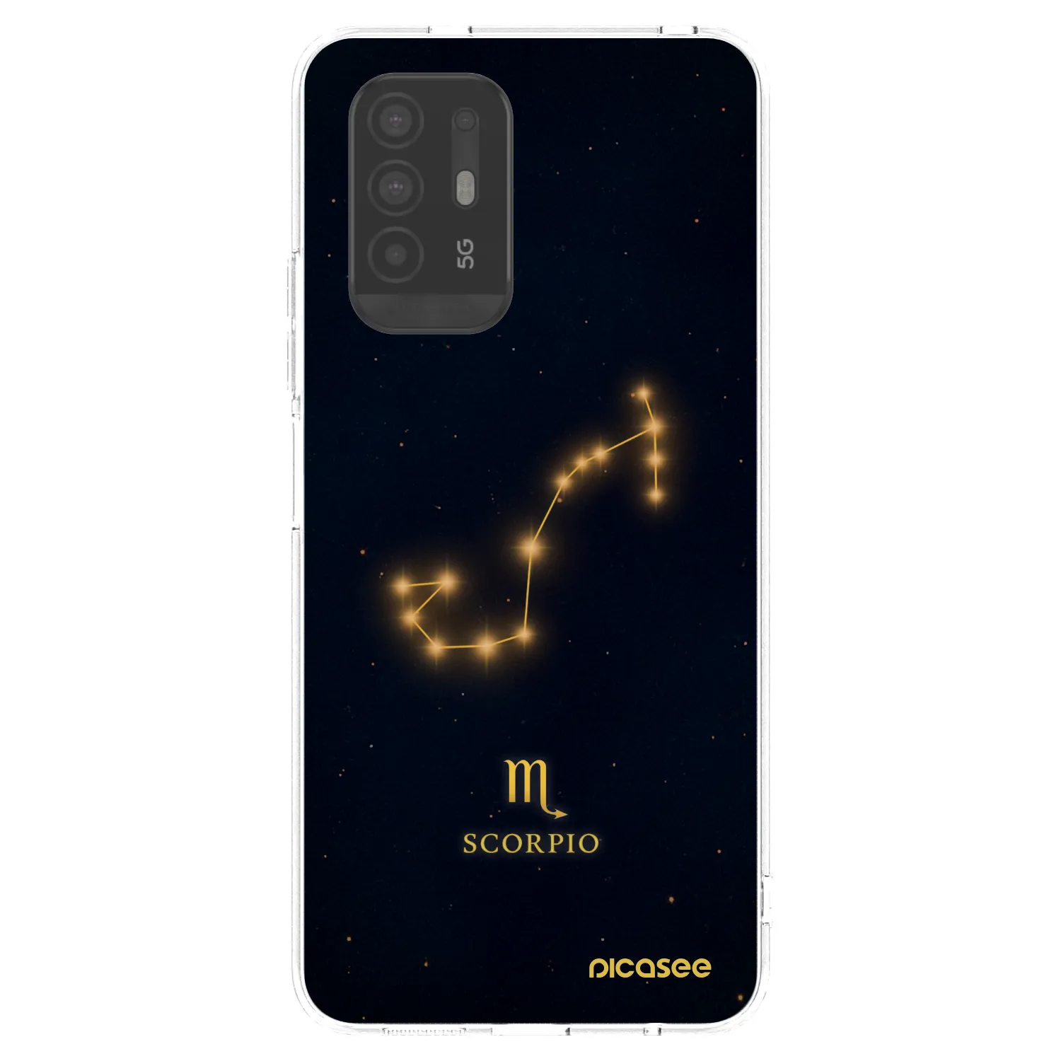 Picasee átlátszó szilikon tok az alábbi mobiltelefonokra OPPO A94 5G - SCORPIO
