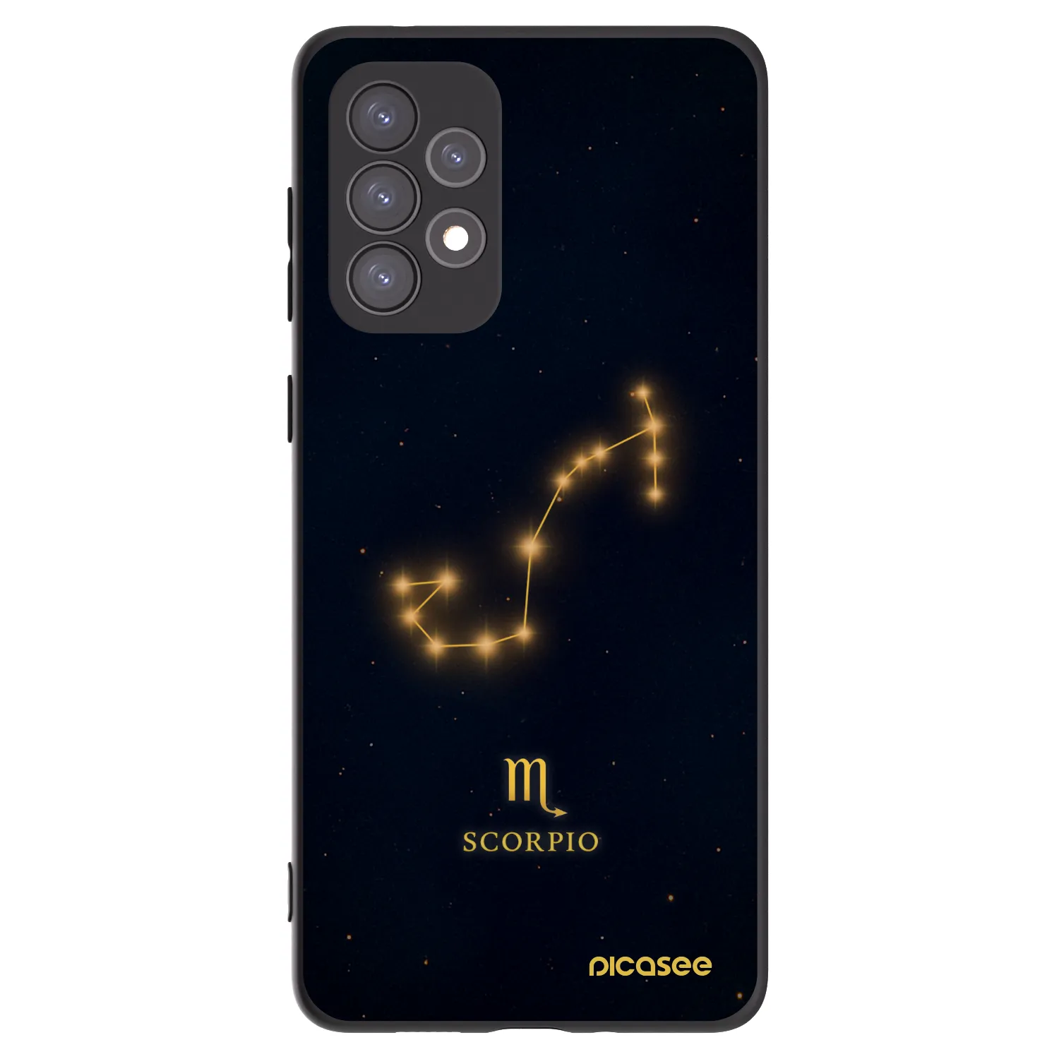 Picasee fekete szilikon tok az alábbi mobiltelefonokra Samsung Galaxy A73 5G - SCORPIO