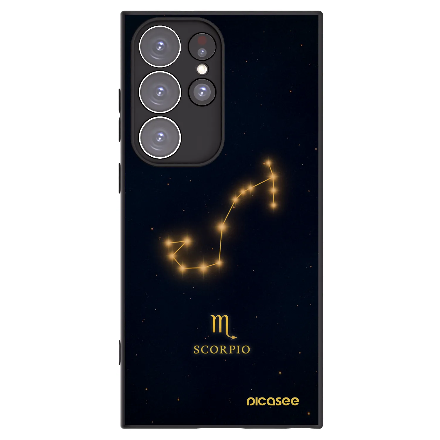 Picasee fekete szilikon tok az alábbi mobiltelefonokra Samsung Galaxy S23 Ultra 5G - SCORPIO