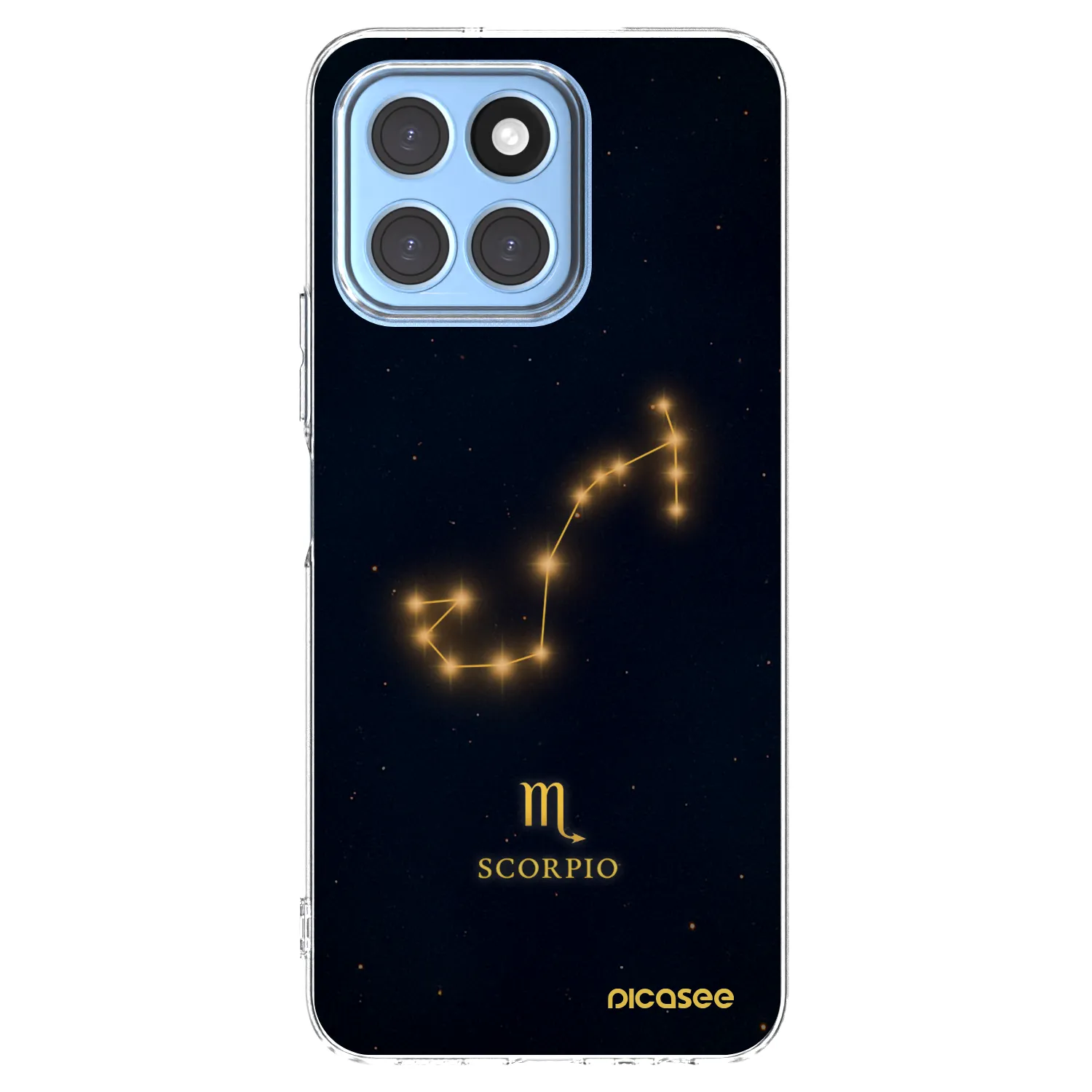 Picasee átlátszó szilikon tok az alábbi mobiltelefonokra Honor X8 5G - SCORPIO