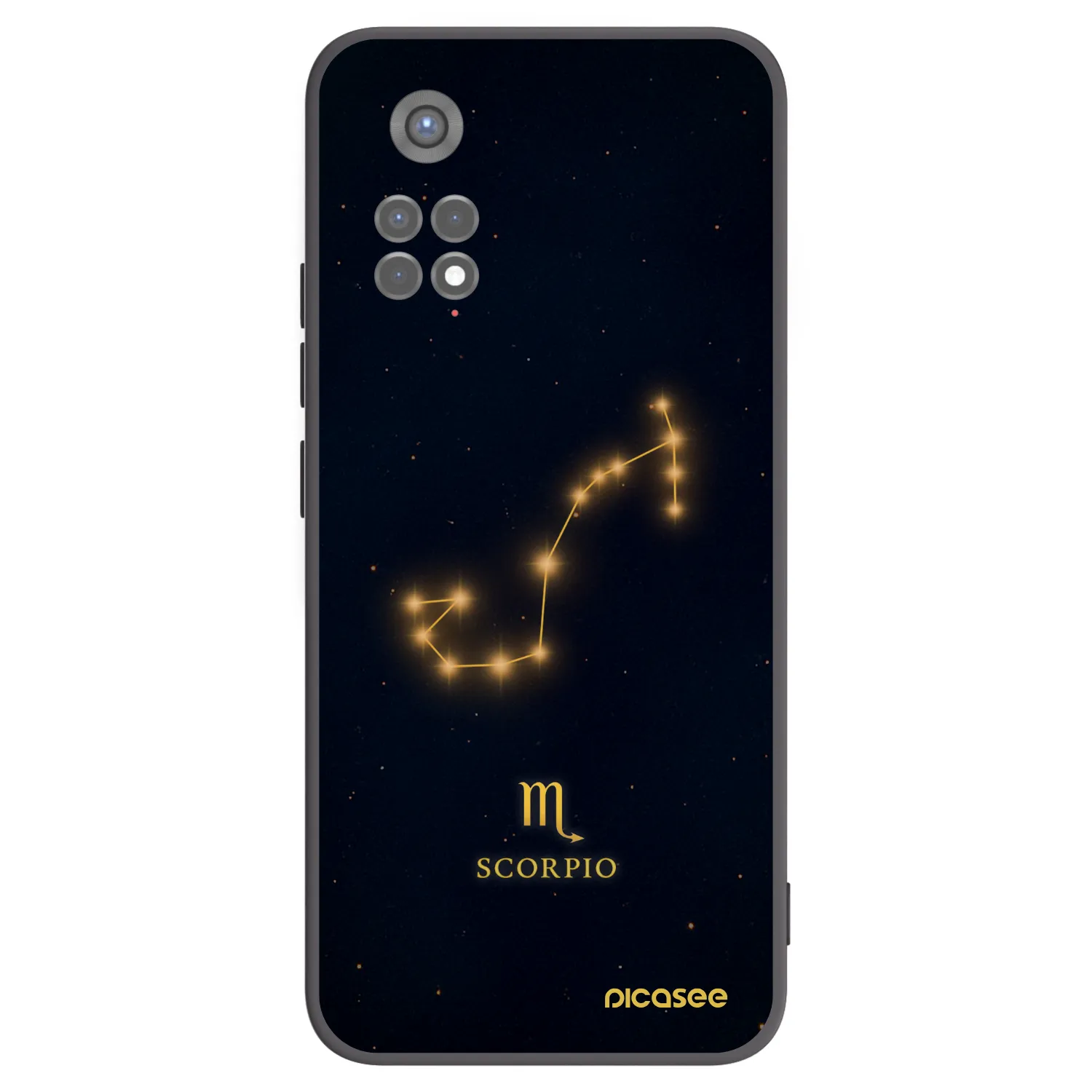 Picasee fekete szilikon tok az alábbi mobiltelefonokra Xiaomi Redmi Note 11S 5G - SCORPIO