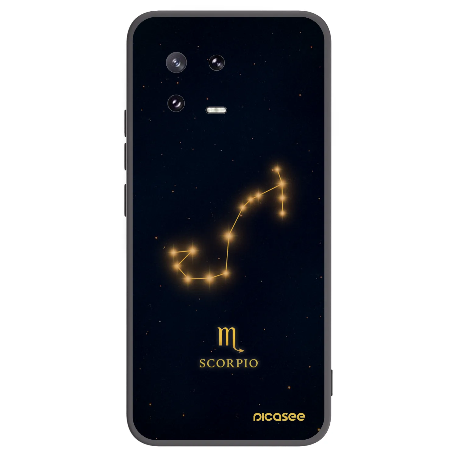 Picasee fekete szilikon tok az alábbi mobiltelefonokra Xiaomi 13 Pro - SCORPIO