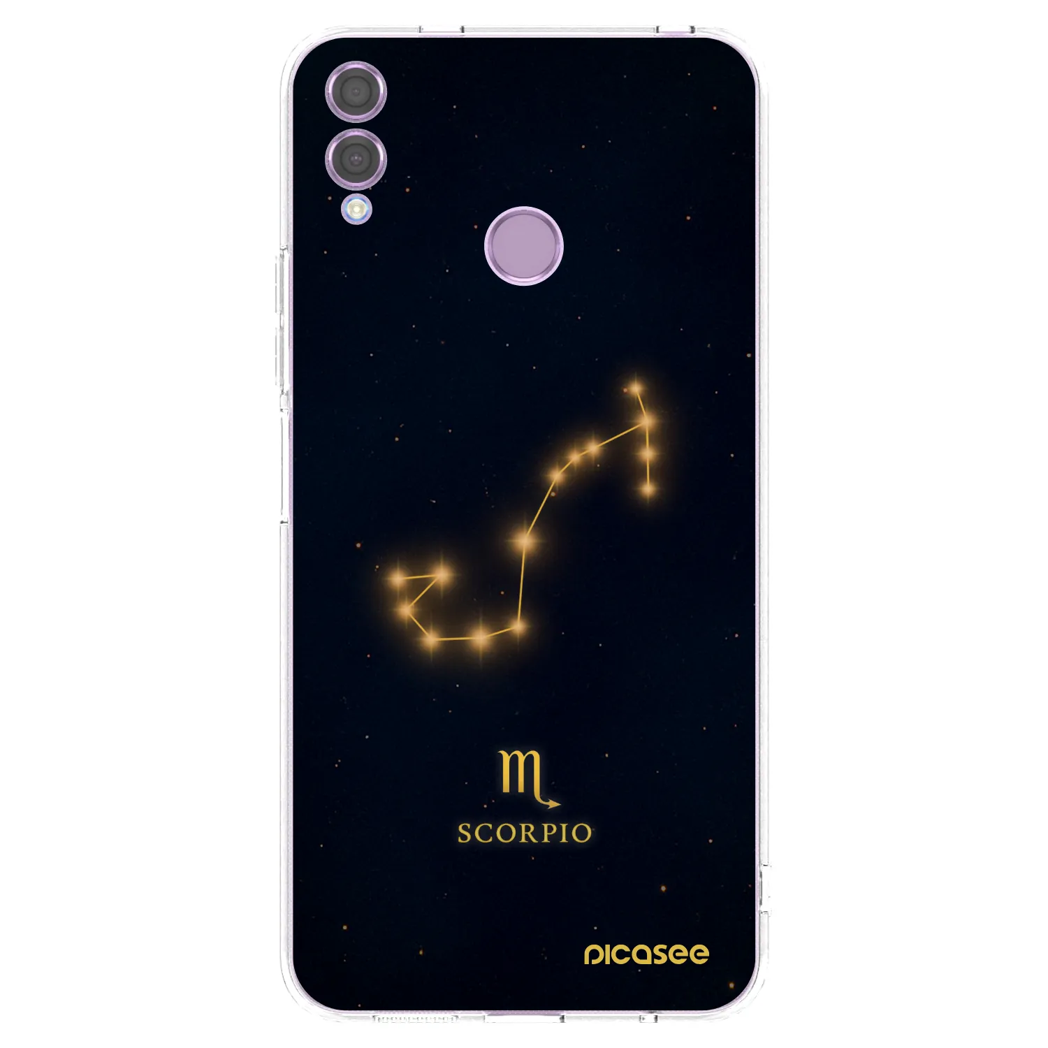 Picasee átlátszó szilikon tok az alábbi mobiltelefonokra Honor 8X - SCORPIO
