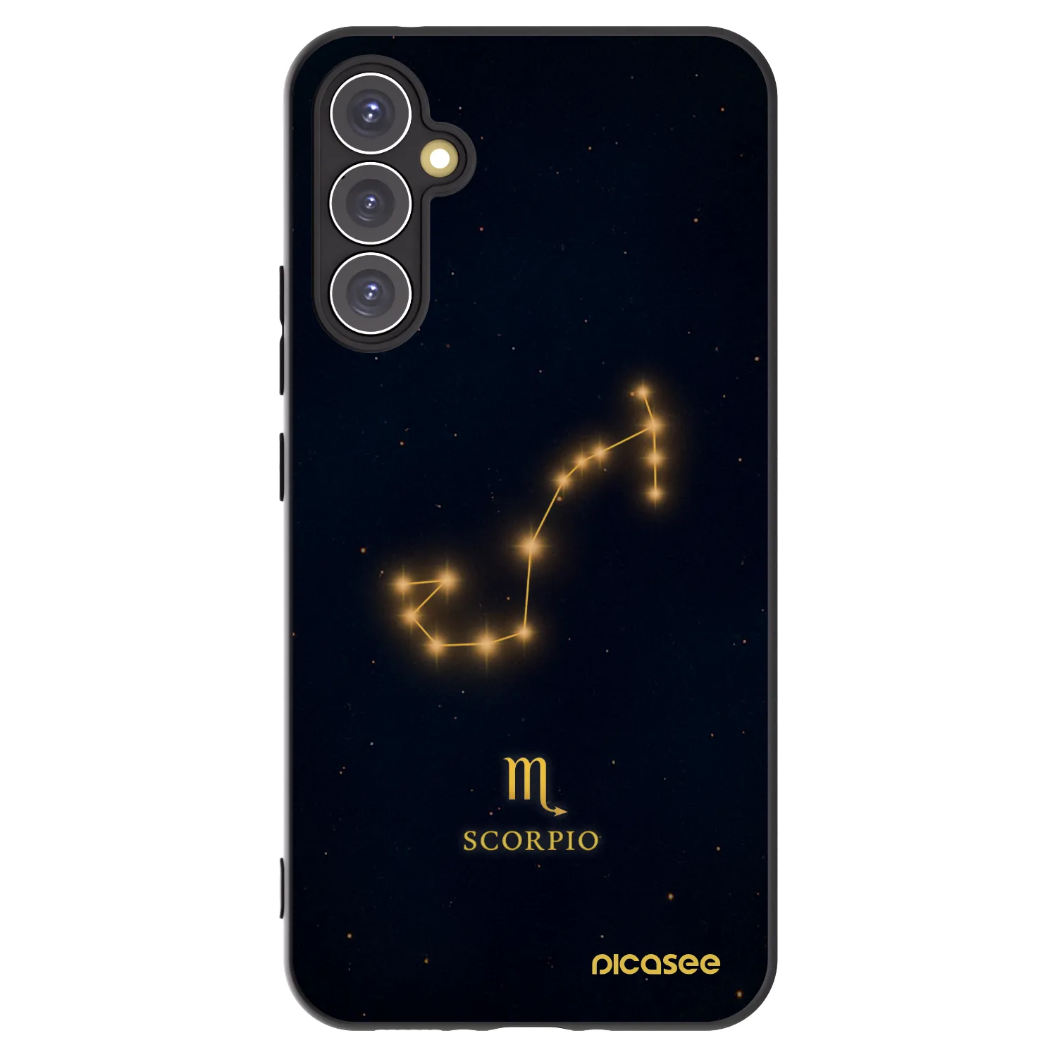 Picasee fekete szilikon tok az alábbi mobiltelefonokra Samsung Galaxy A34 5G A346B - SCORPIO