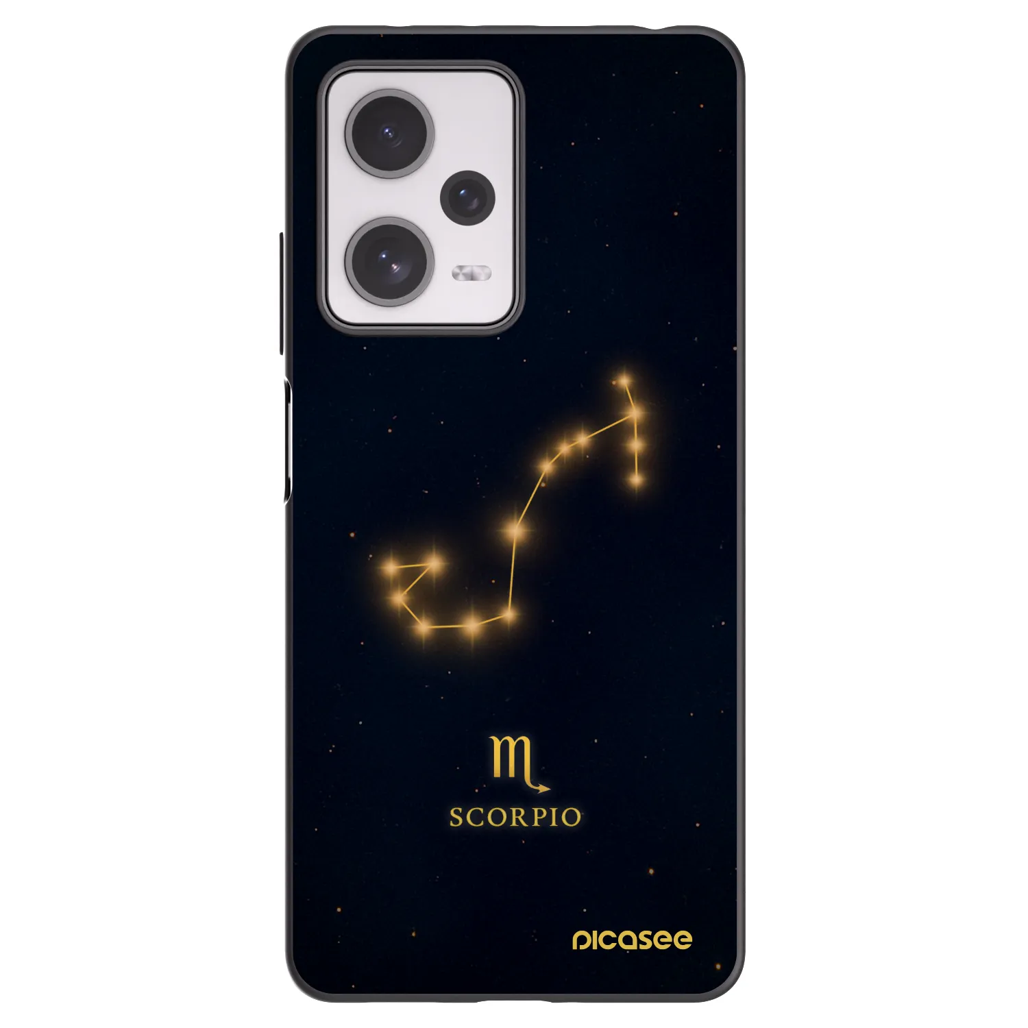 Picasee fekete szilikon tok az alábbi mobiltelefonokra Xiaomi Redmi Note 12 Pro+ 5G - SCORPIO