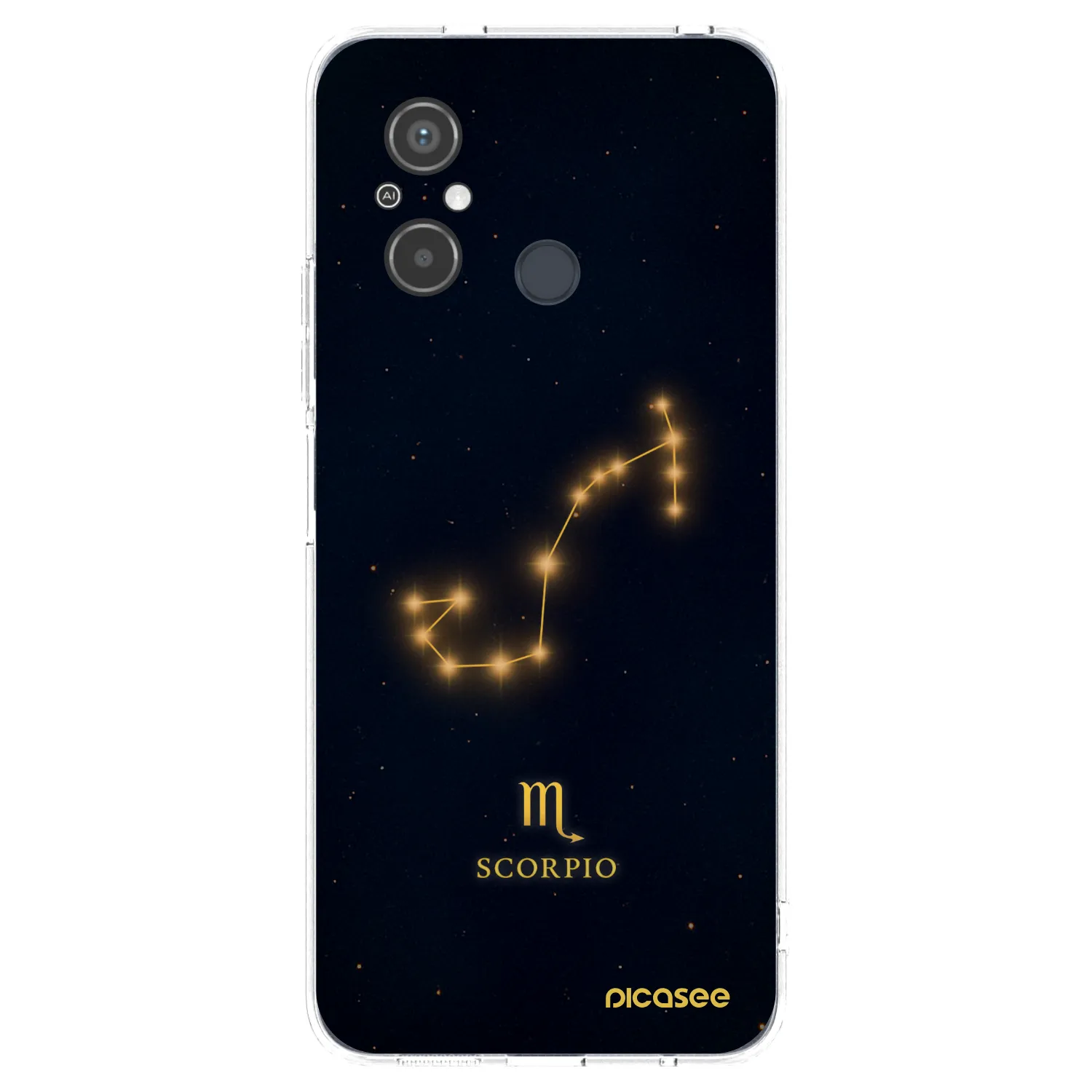 Picasee átlátszó szilikon tok az alábbi mobiltelefonokra Xiaomi Redmi 12C - SCORPIO