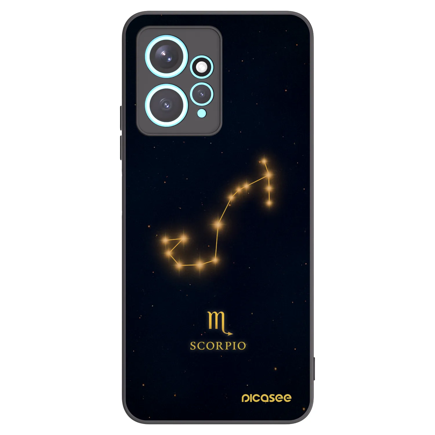 Picasee fekete szilikon tok az alábbi mobiltelefonokra Xiaomi Redmi Note 12 4G - SCORPIO