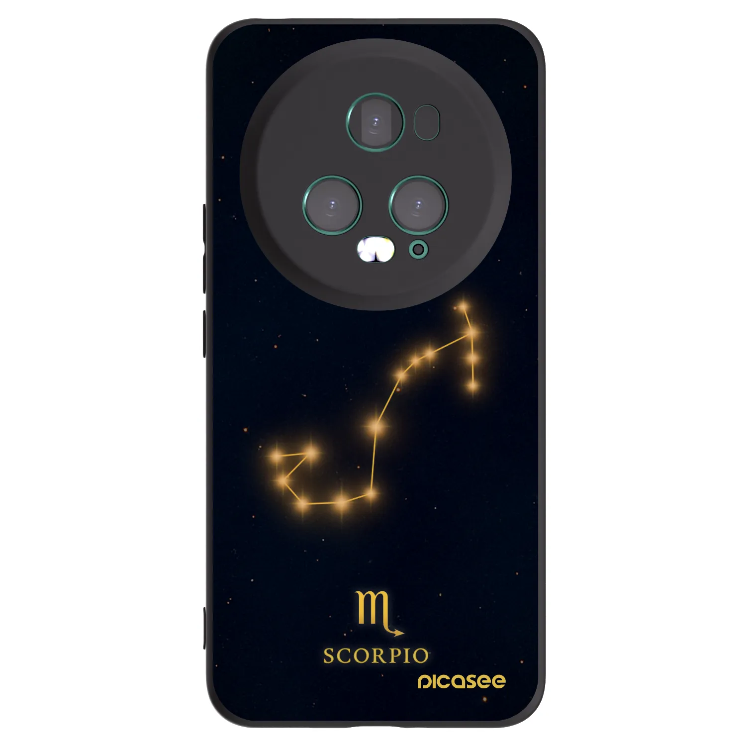 Picasee fekete szilikon tok az alábbi mobiltelefonokra Honor Magic5 Pro - SCORPIO