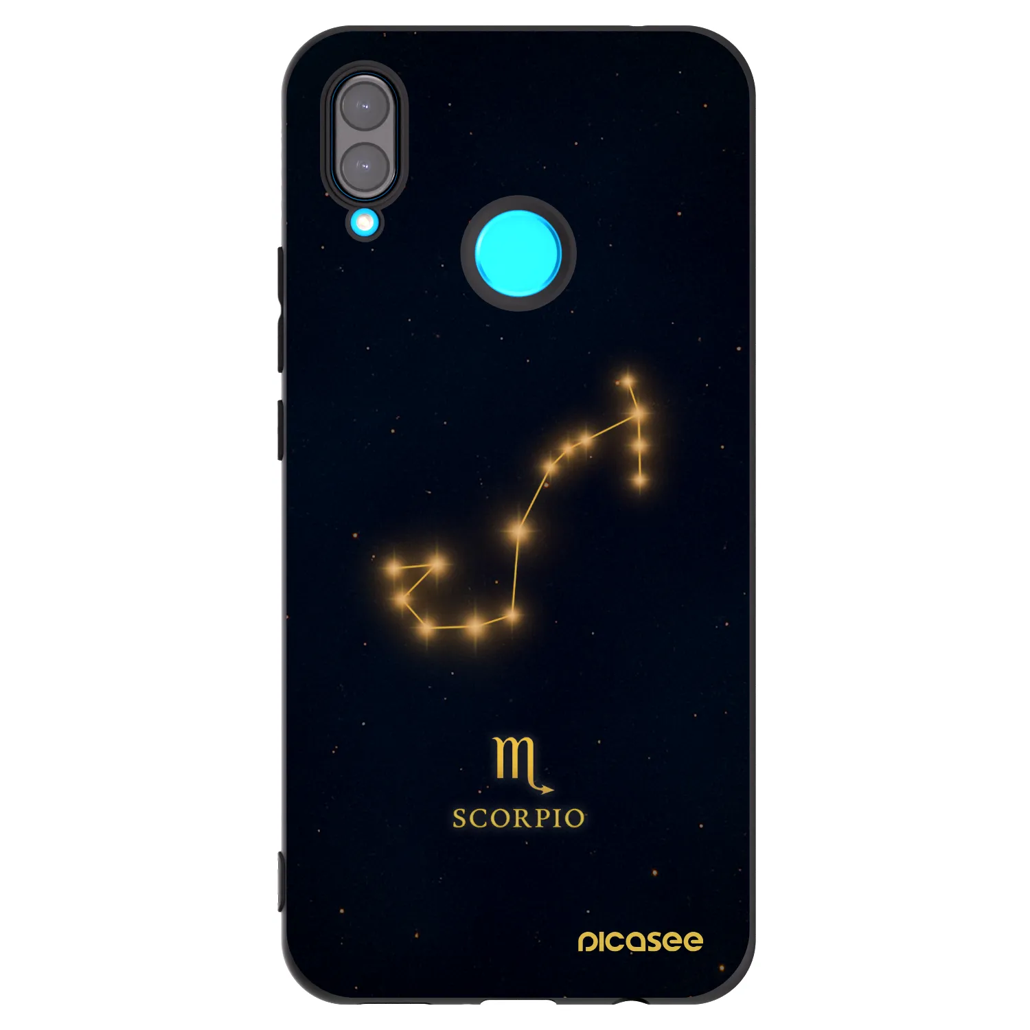 Picasee fekete szilikon tok az alábbi mobiltelefonokra Huawei Nova 3i - SCORPIO