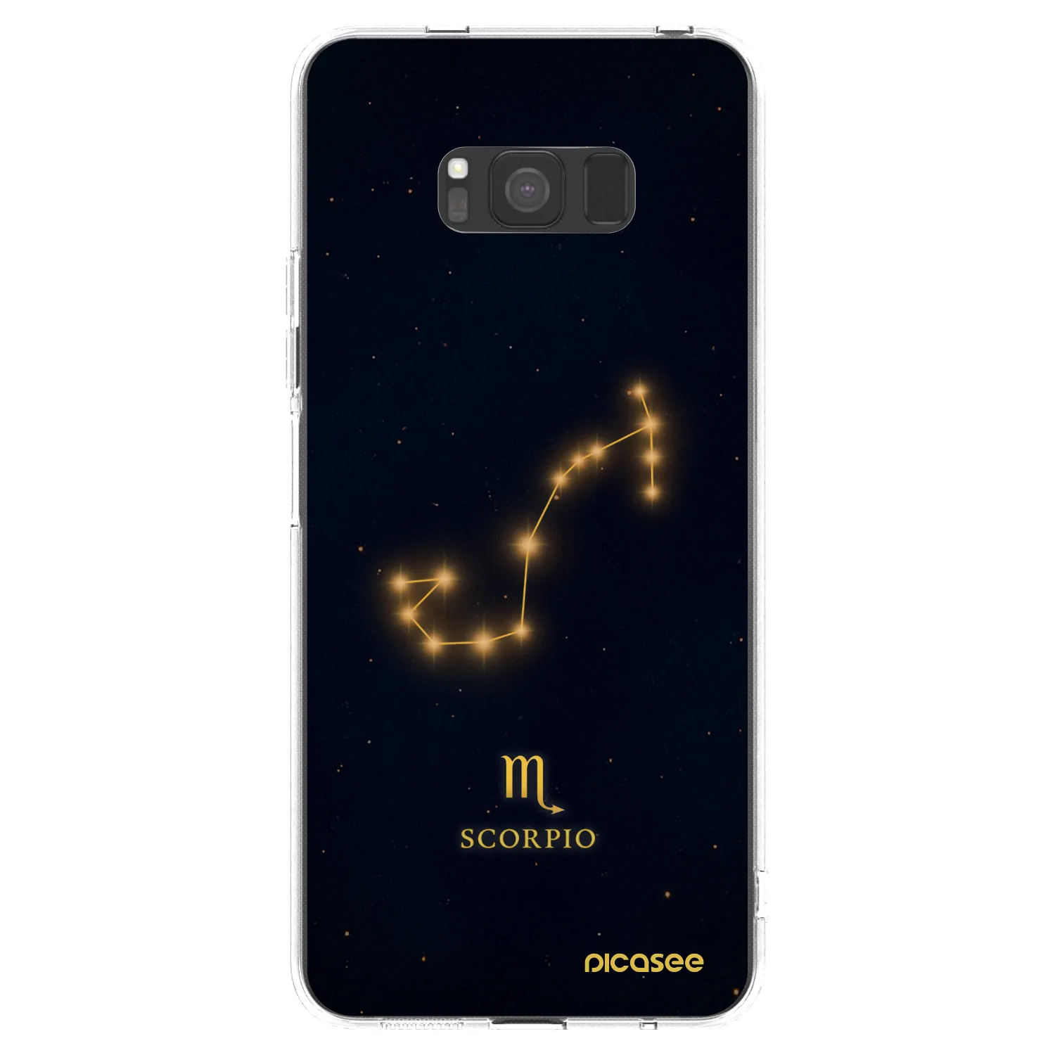 Picasee átlátszó szilikon tok az alábbi mobiltelefonokra Samsung Galaxy S8 G950F - SCORPIO