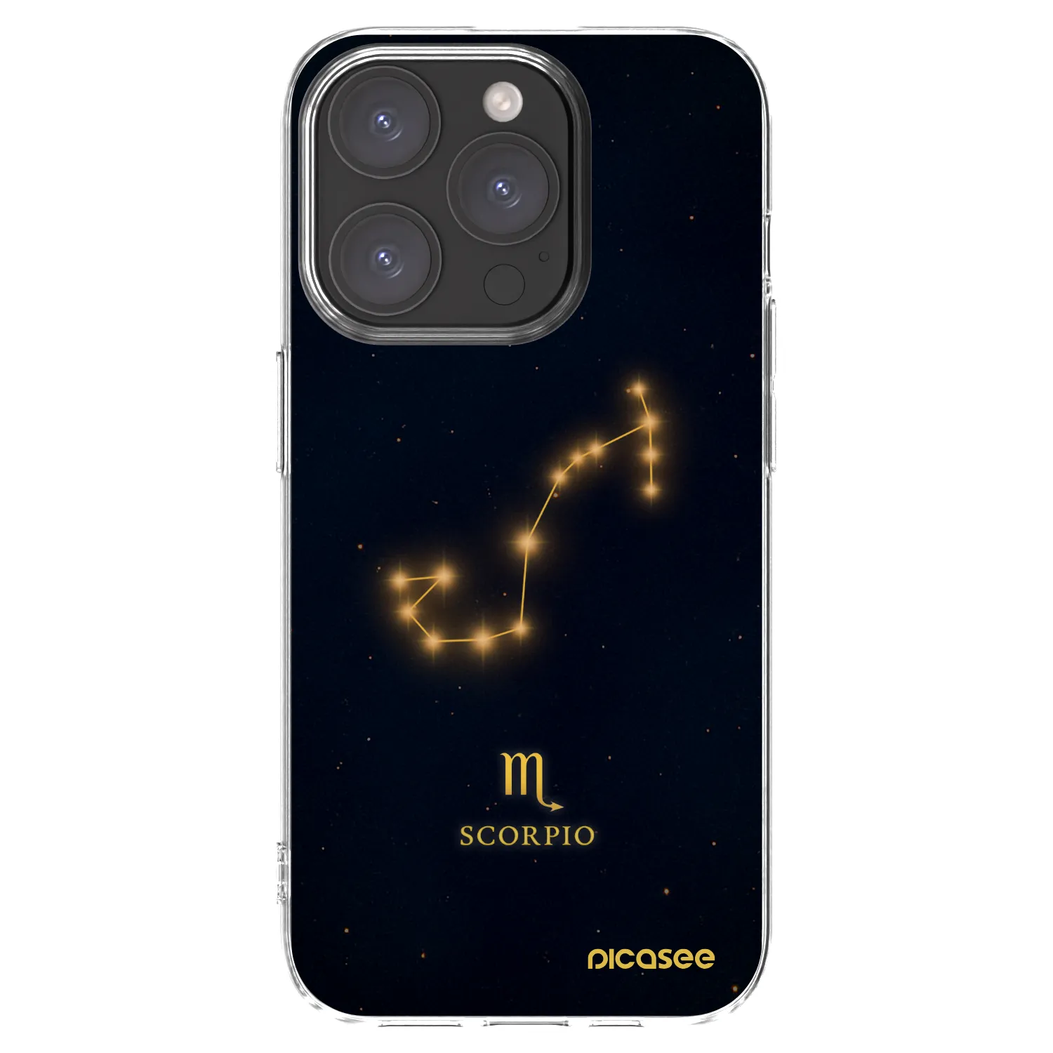 Picasee átlátszó szilikon tok az alábbi mobiltelefonokra Apple iPhone 15 Pro - SCORPIO