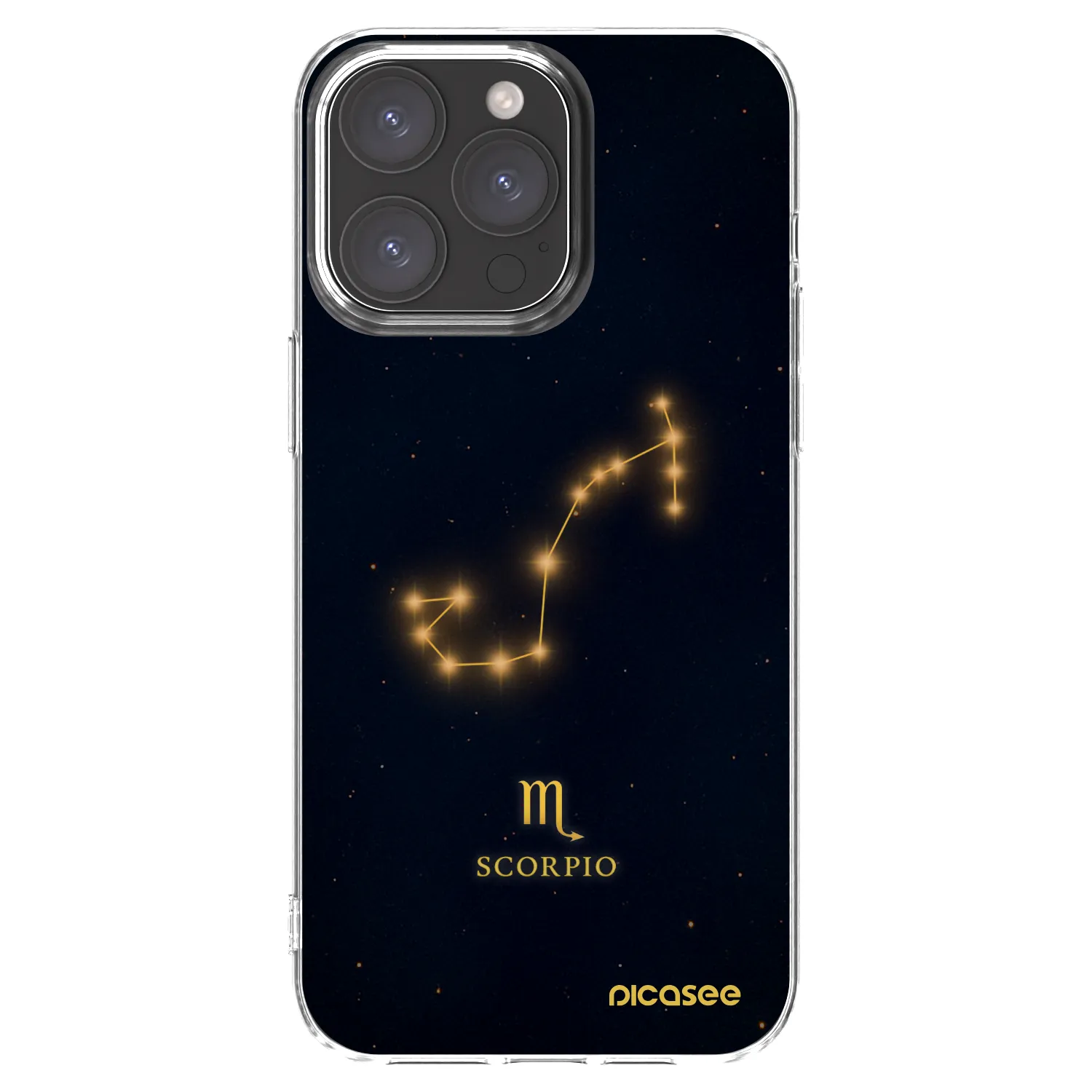 Picasee átlátszó szilikon tok az alábbi mobiltelefonokra Apple iPhone 15 Pro Max - SCORPIO