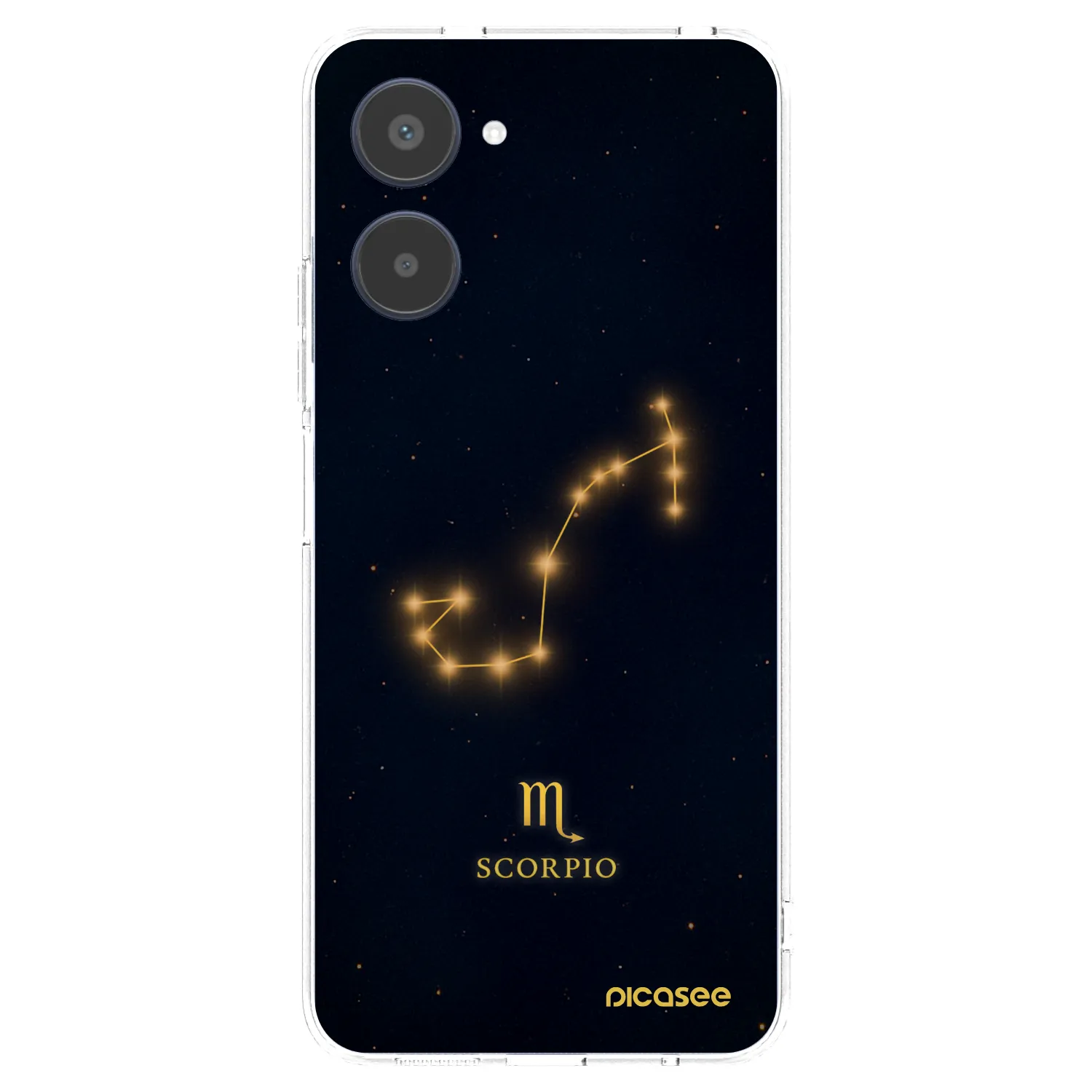 Picasee átlátszó szilikon tok az alábbi mobiltelefonokra Realme 10 4G - SCORPIO