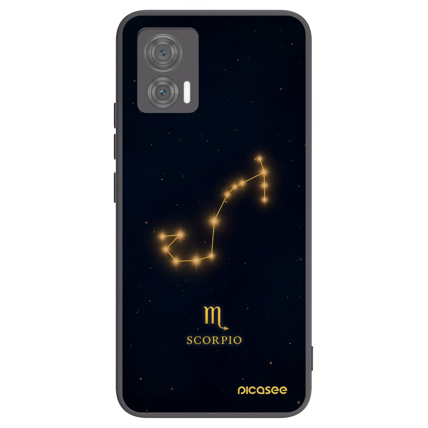 Picasee fekete szilikon tok az alábbi mobiltelefonokra Motorola Edge 30 Neo - SCORPIO