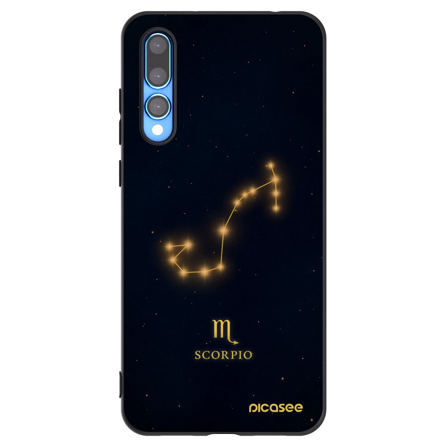 Picasee fekete szilikon tok az alábbi mobiltelefonokra Huawei P20 Pro - SCORPIO