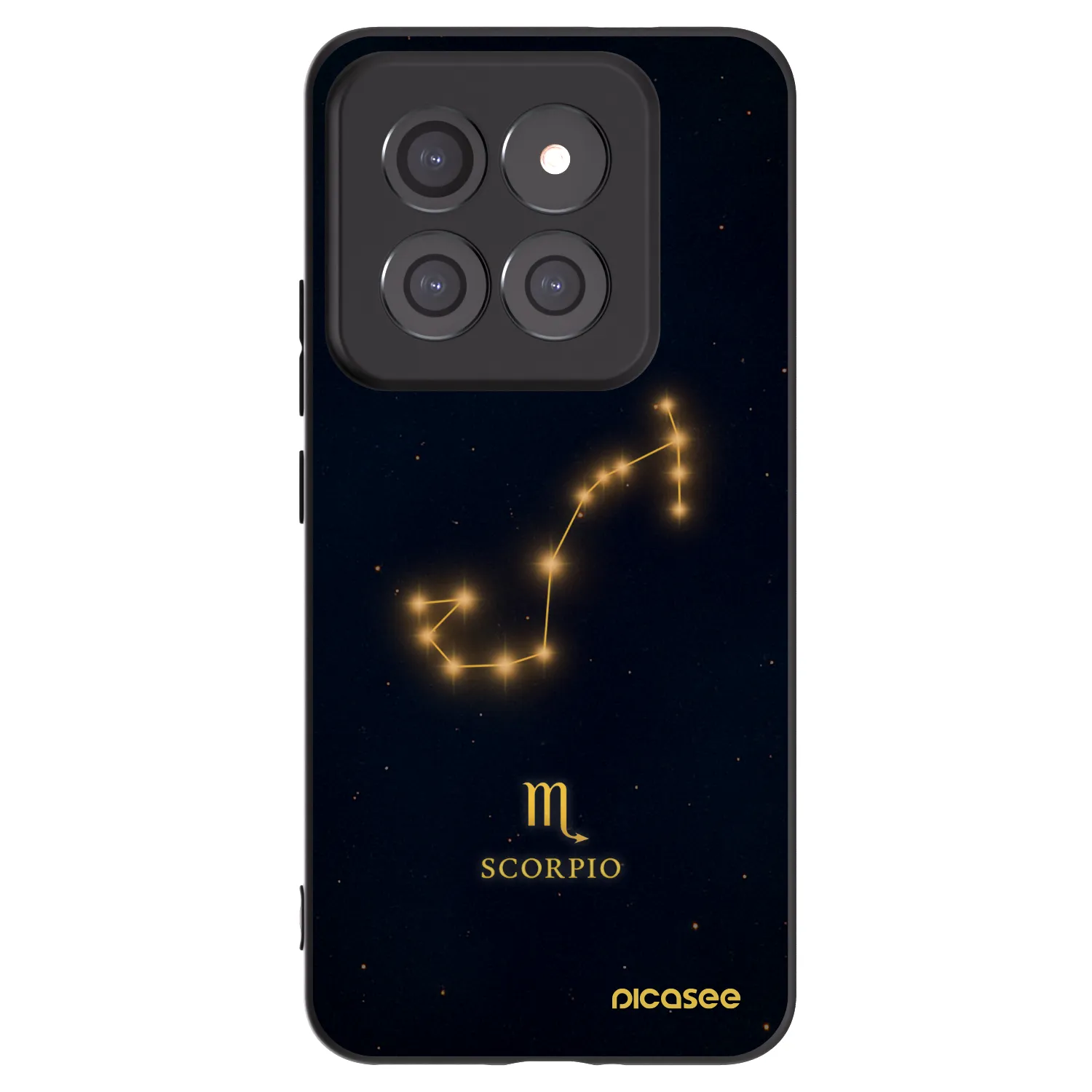 Picasee fekete szilikon tok az alábbi mobiltelefonokra Xiaomi 14 Pro - SCORPIO