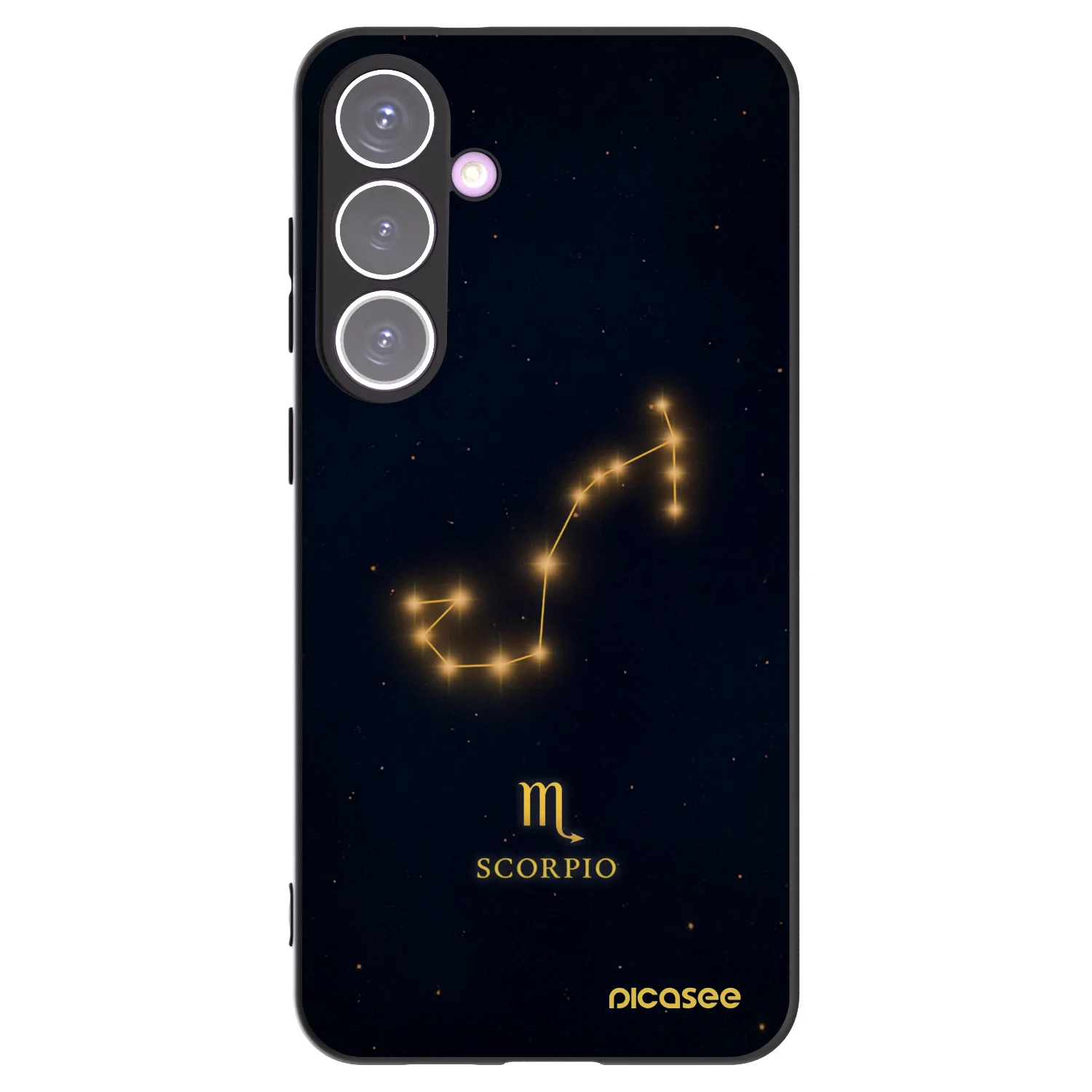 Picasee fekete szilikon tok az alábbi mobiltelefonokra Samsung Galaxy S24+ S926B 5G - SCORPIO