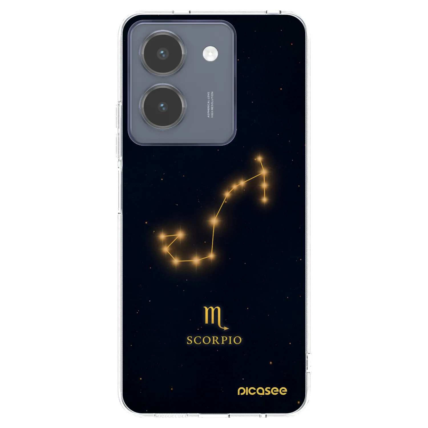 Picasee átlátszó szilikon tok az alábbi mobiltelefonokra Vivo Y36 4G - SCORPIO